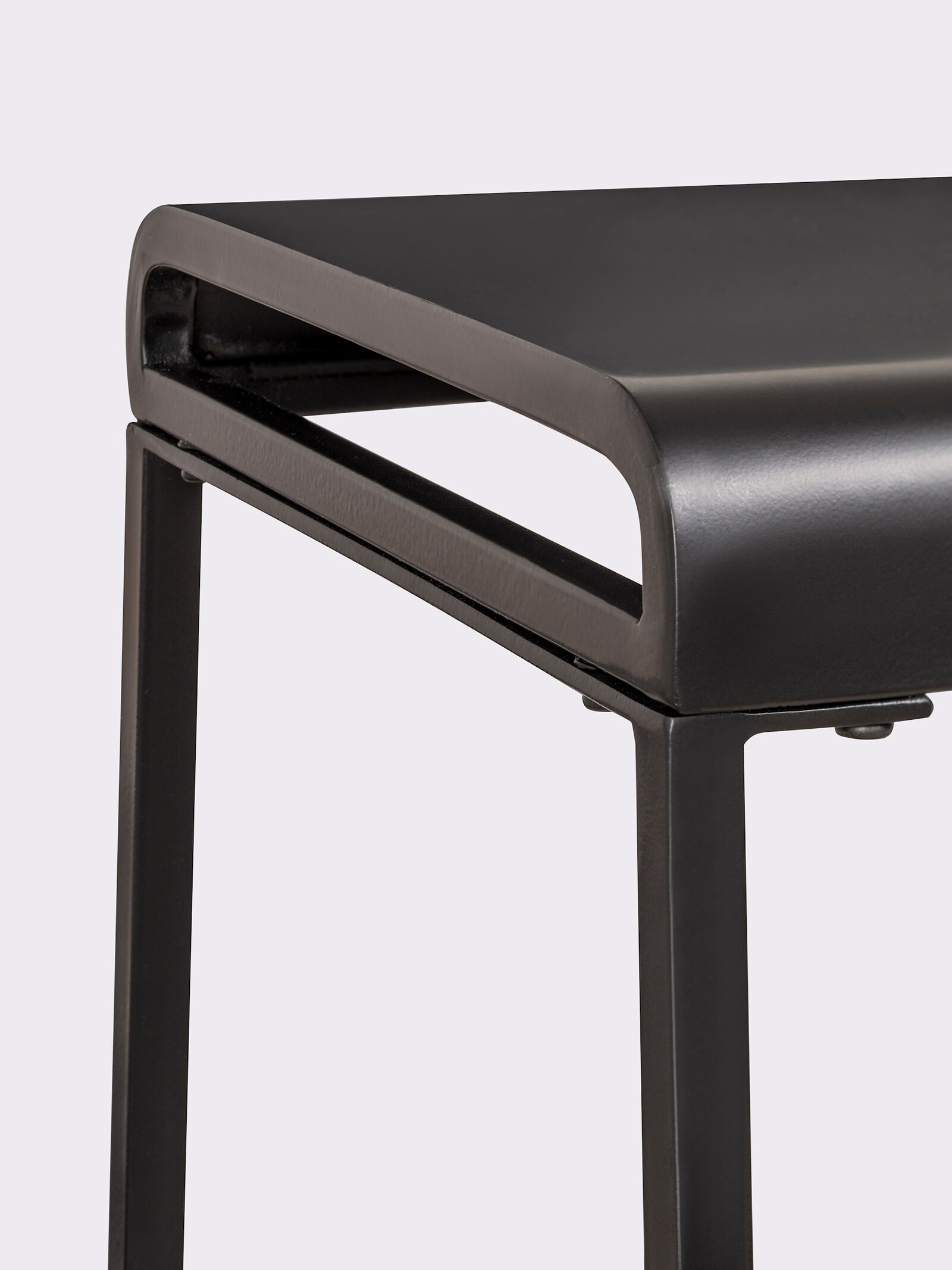 heine home Hocker - schwarz