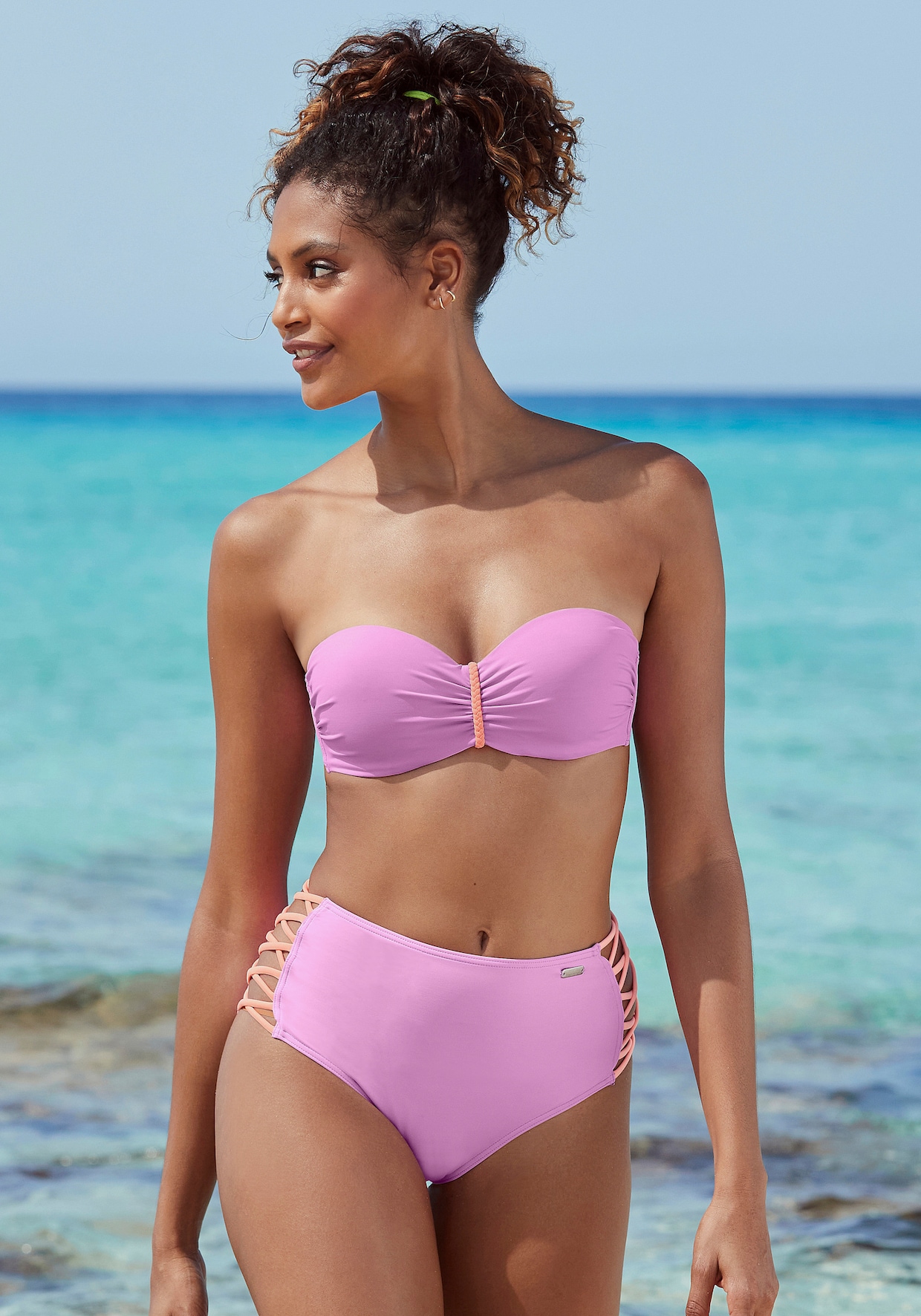 Venice Beach Haut de bikini push-up - lilas