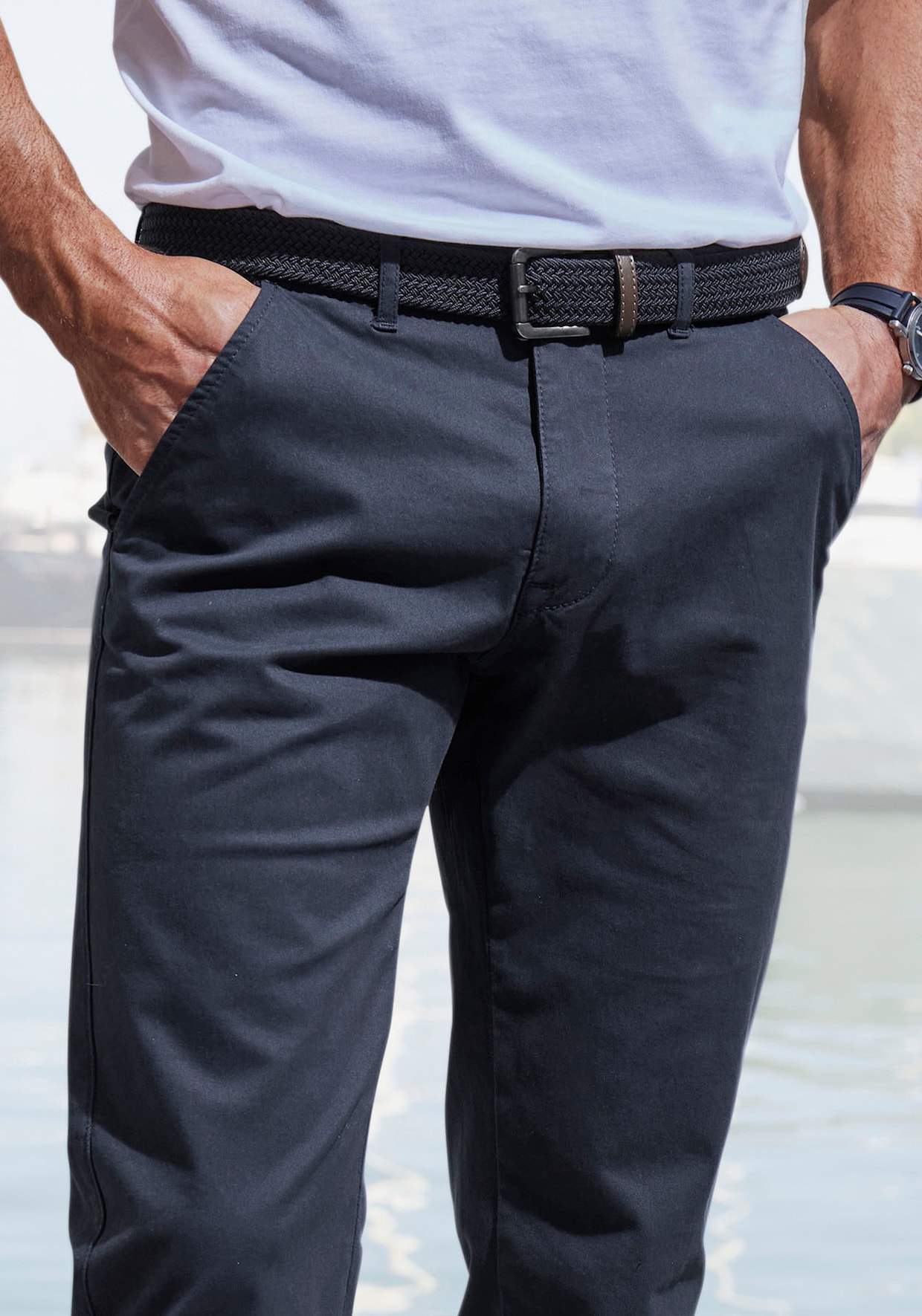 Chinobroek - navy