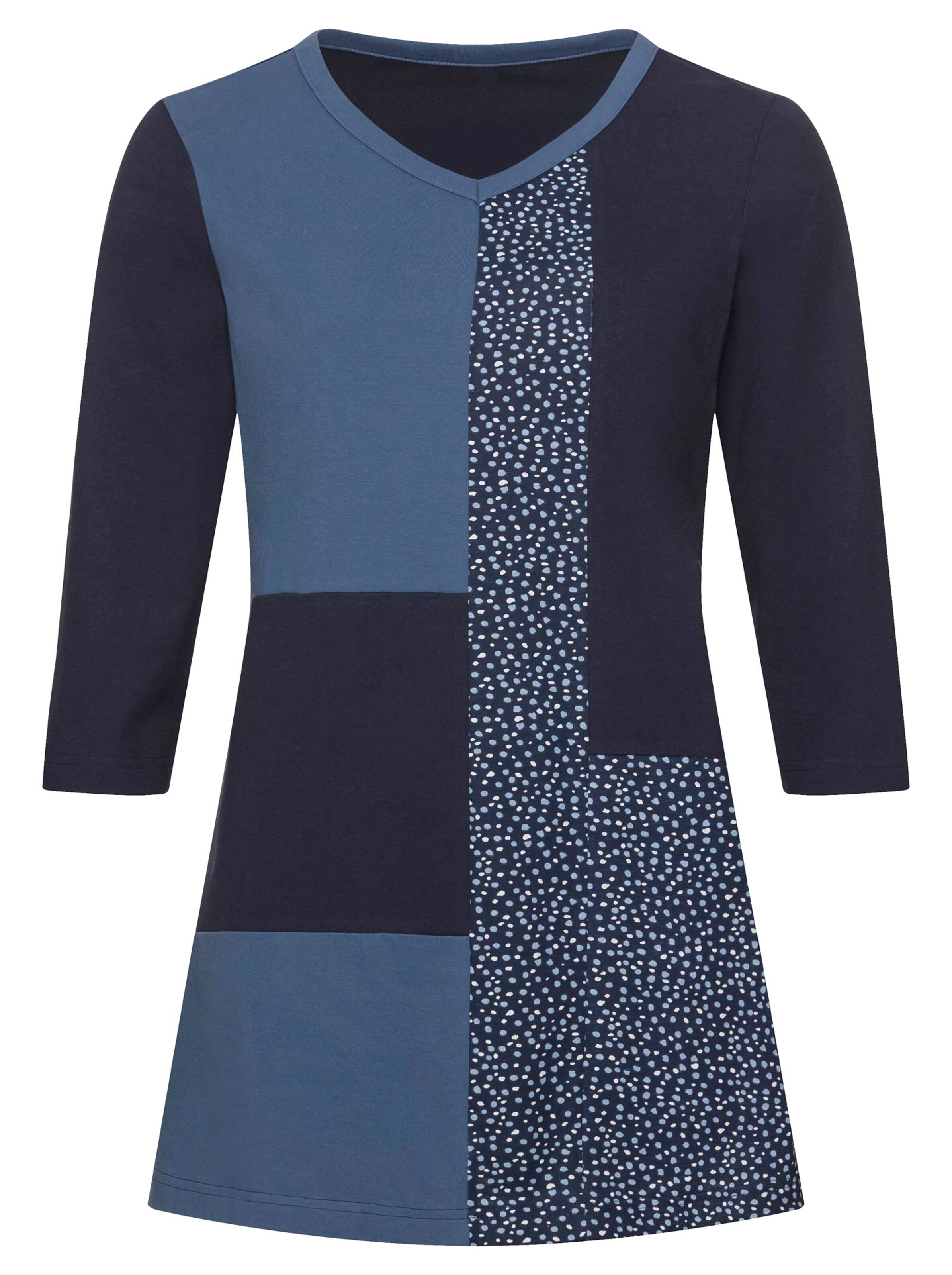 Shirt - blau-gemustert