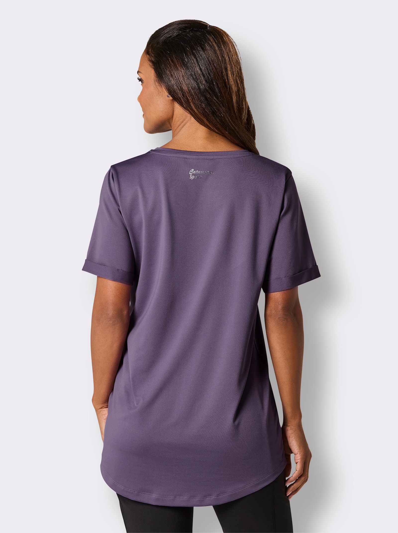 Catamaran Sports Funktionsshirt mit hinten längerem Saum - feige