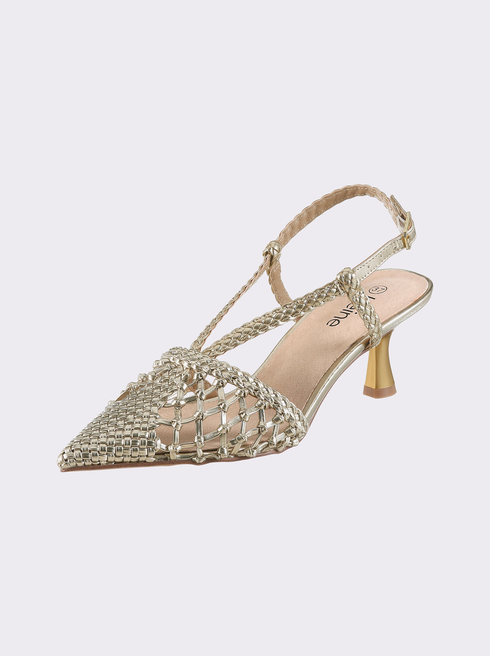 heine Slingpumps - goldfarben