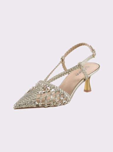 heine Slingpumps - goldfarben