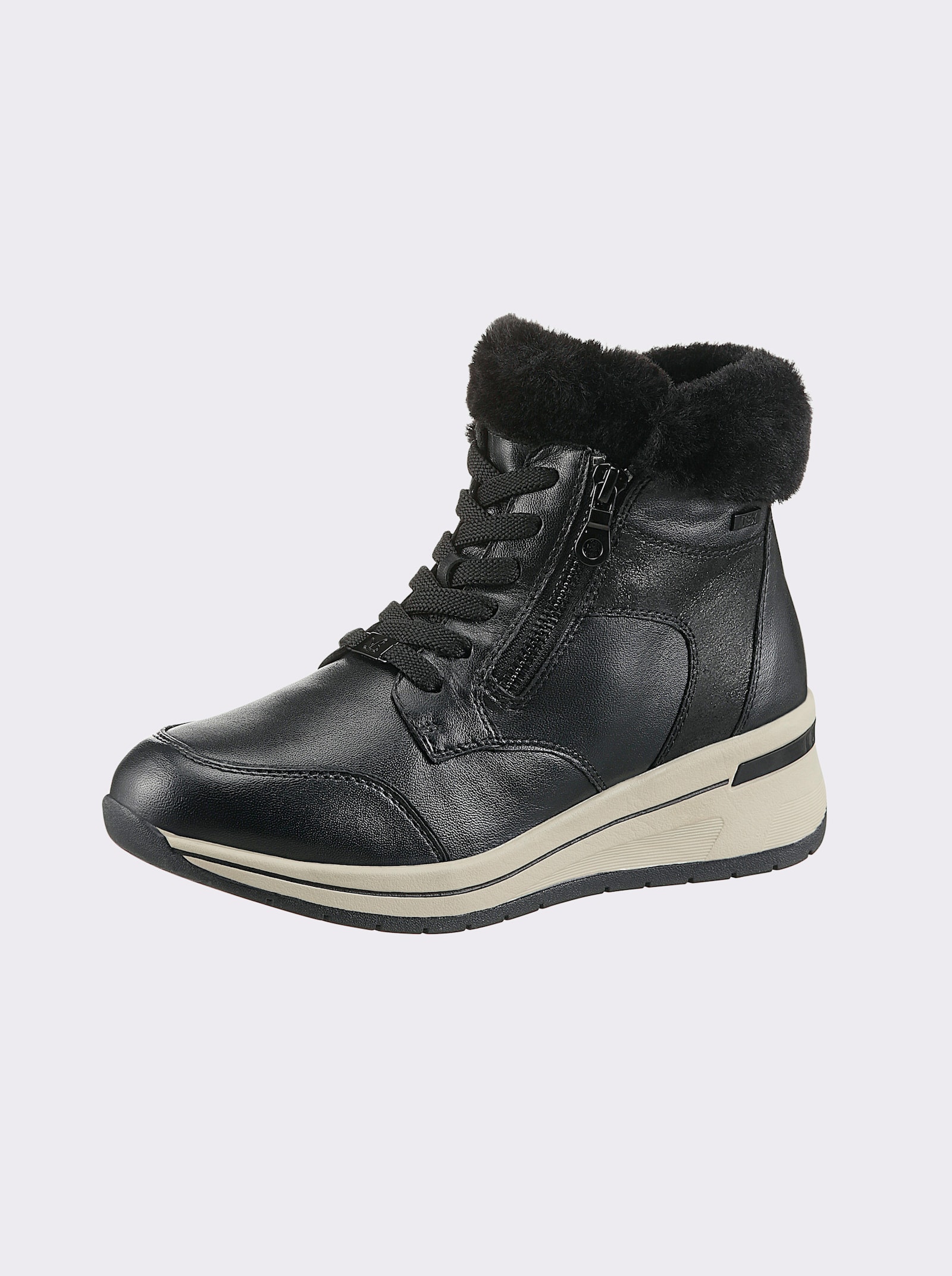 Caprice Stiefelette wind- und wasserabweisend - schwarz