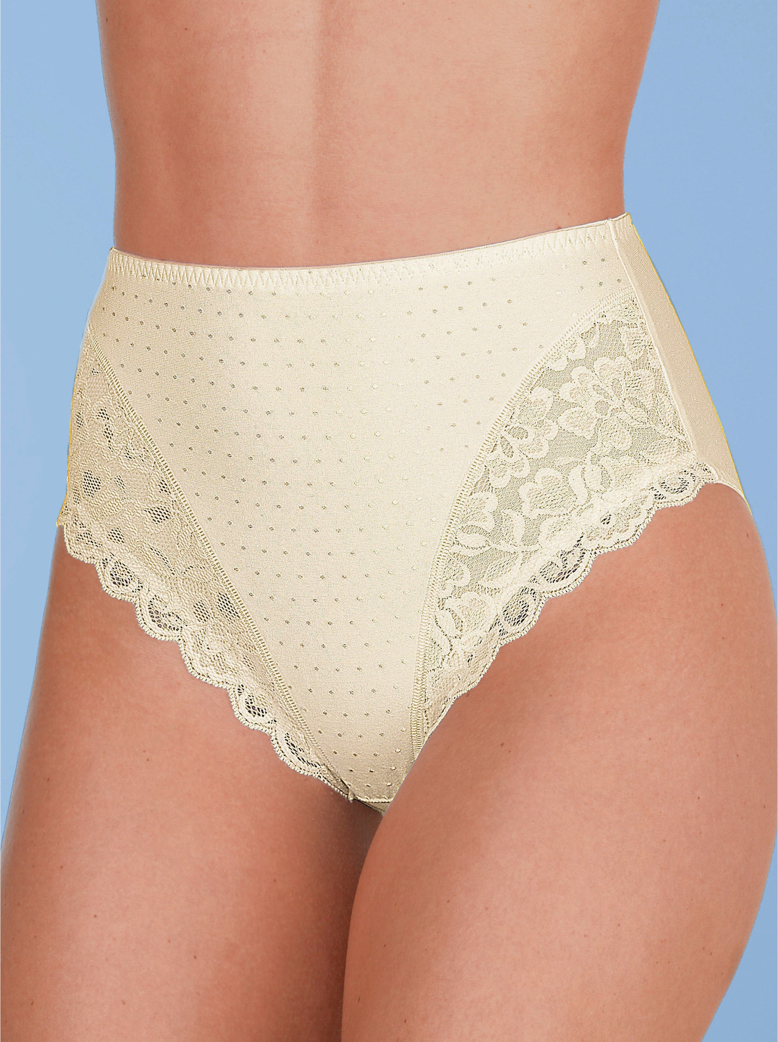 comazo Formslip mit Stützeinsatz vorne - champagner