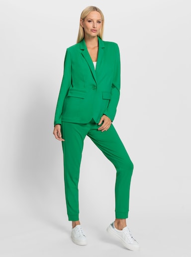 heine Hosenanzug mit 7/8-Hose - grasgrün