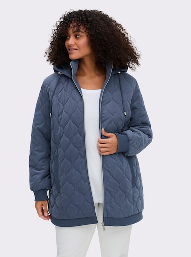 sheego Blousonjacke - rauchblau
