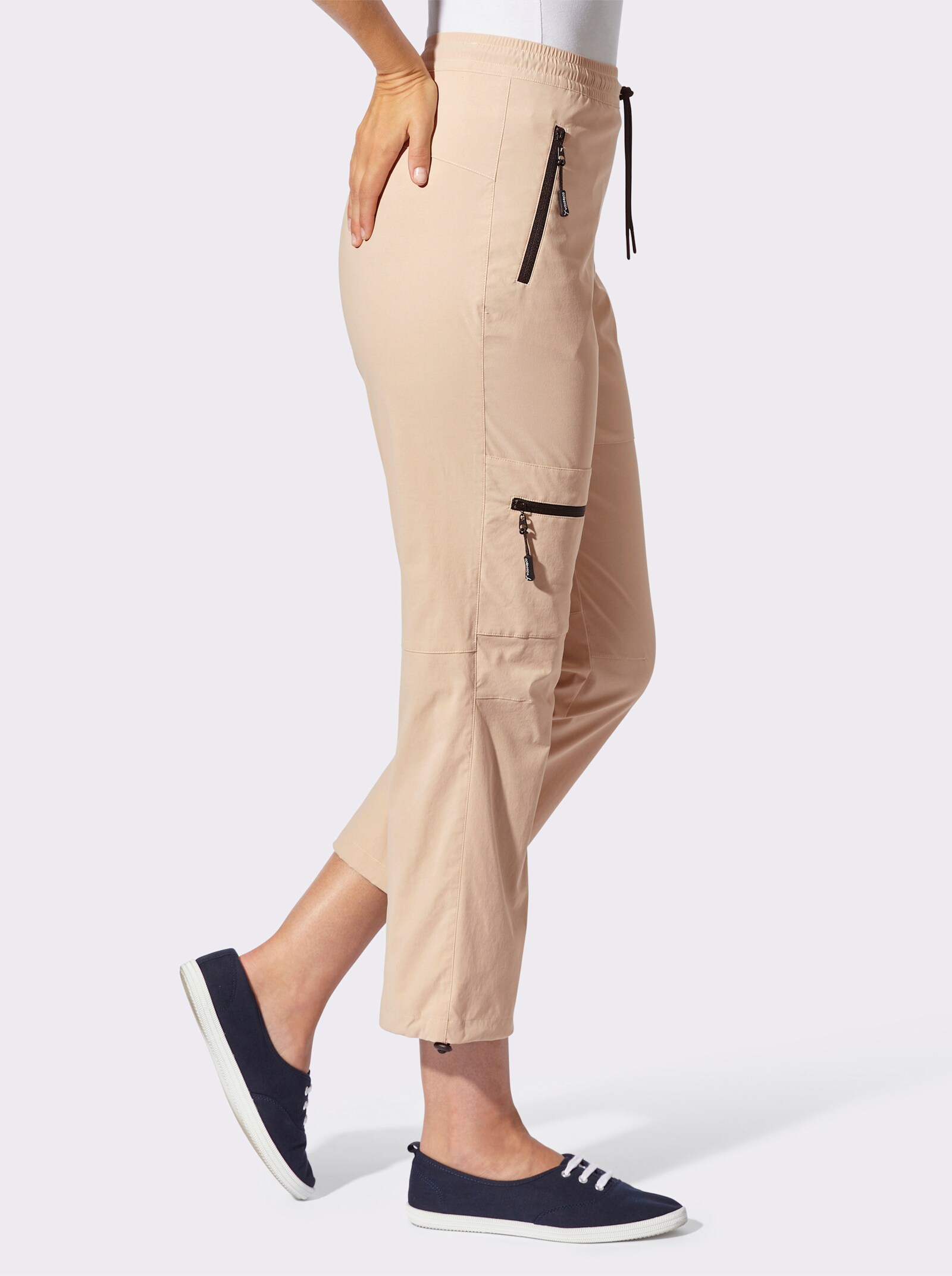 Funktionshose in 7/8-Länge - beige
