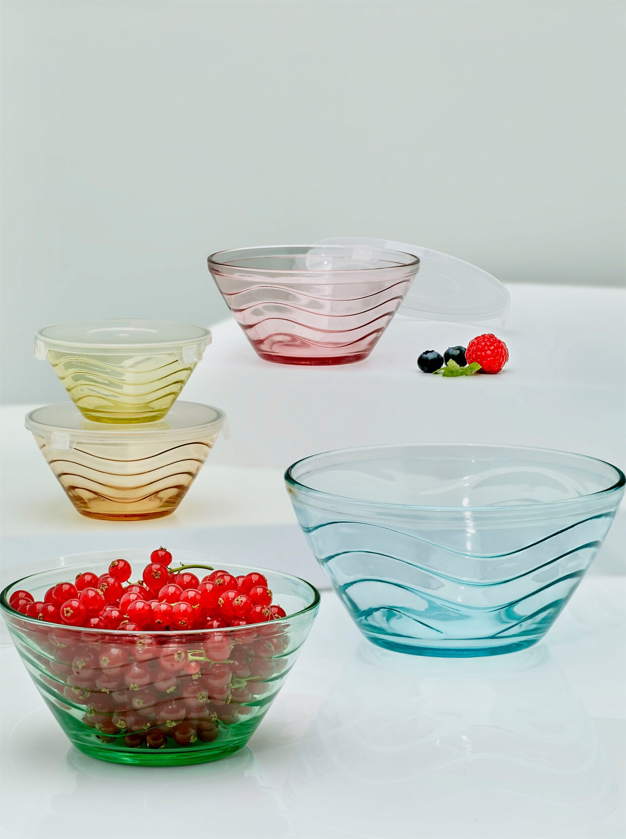 Schalenset, 5-delig - bont