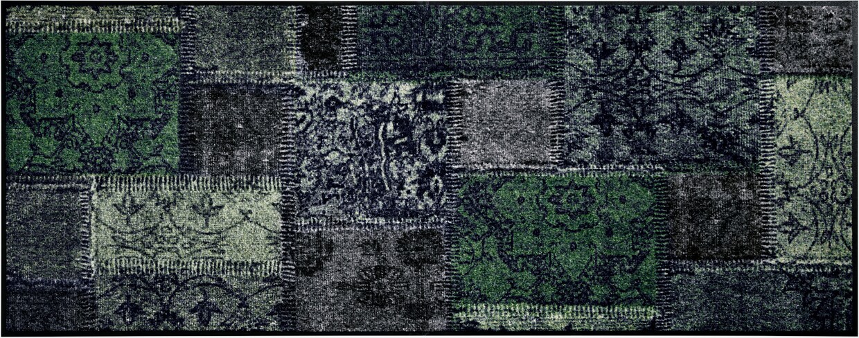 wash&dry Voetmat - groen