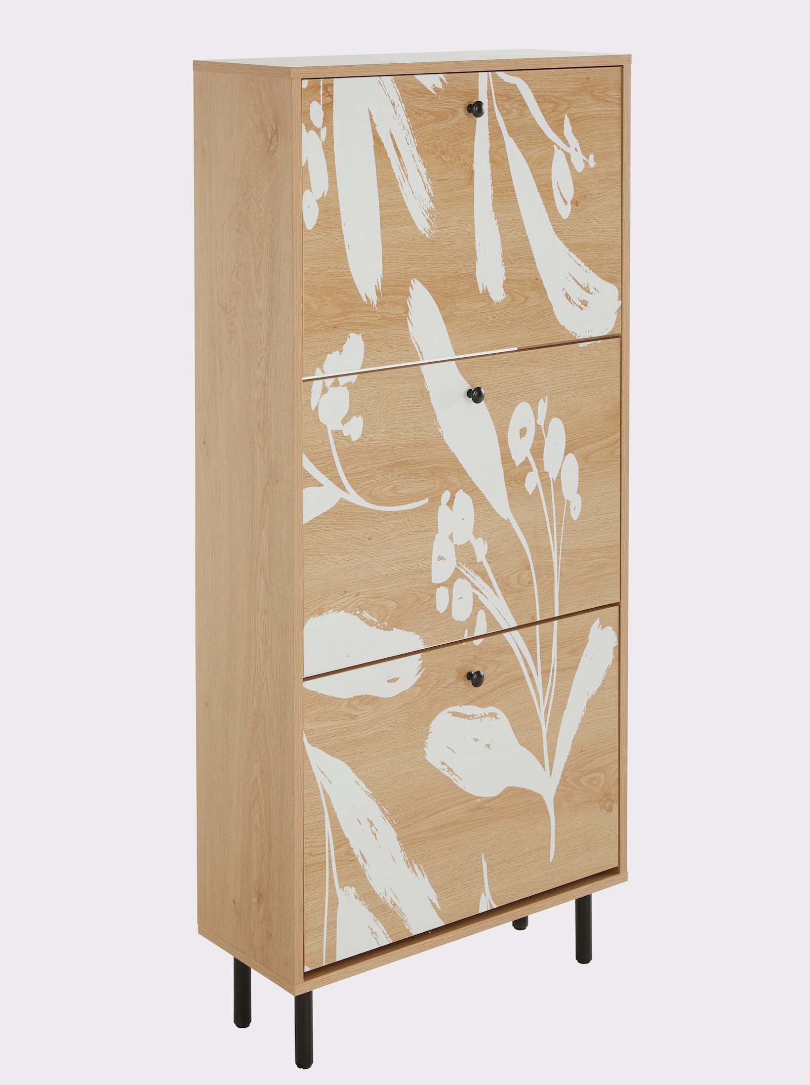 heine home Schuhschrank - natur-weiß