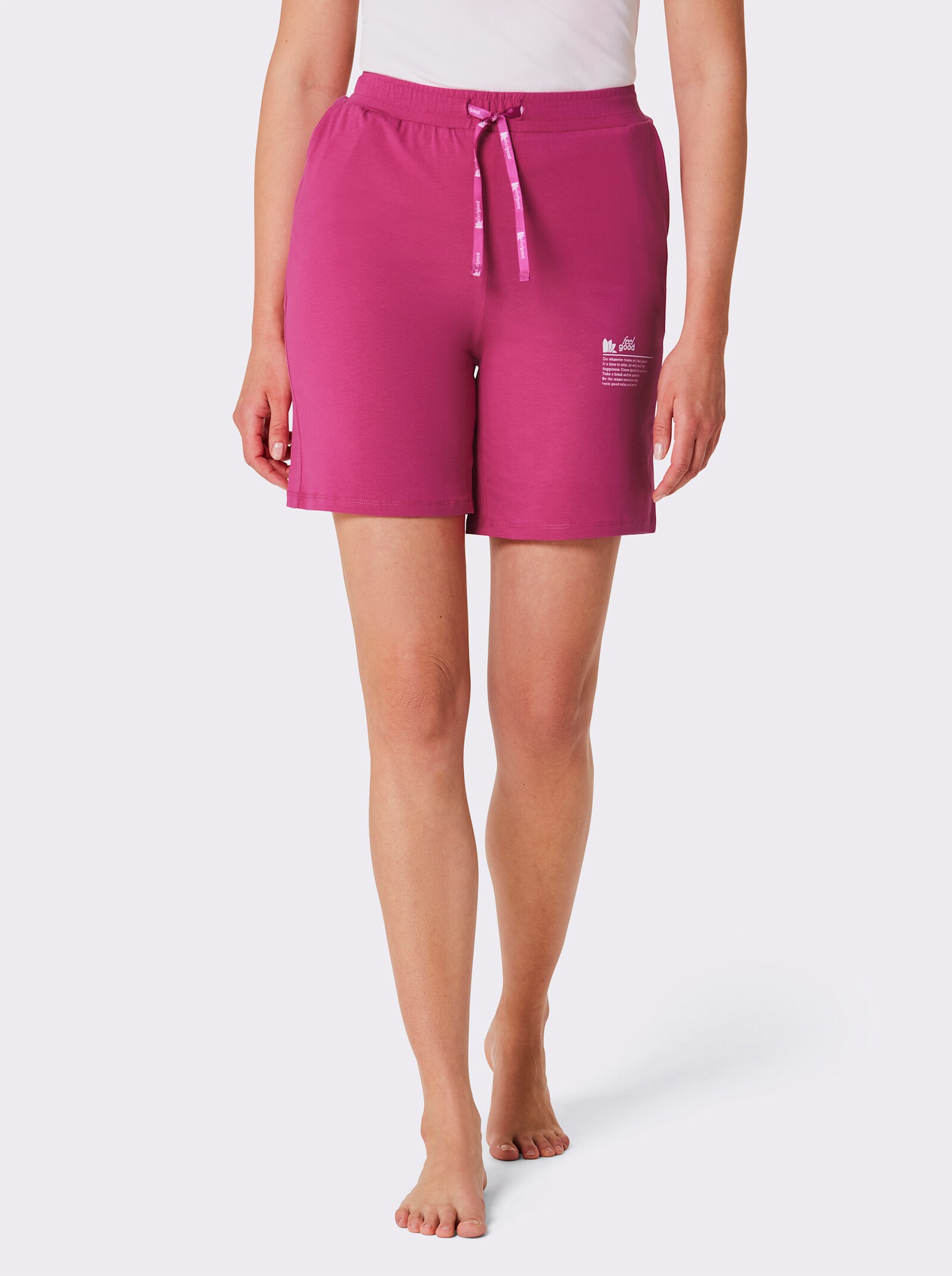 feel good Broek kort - fuchsia