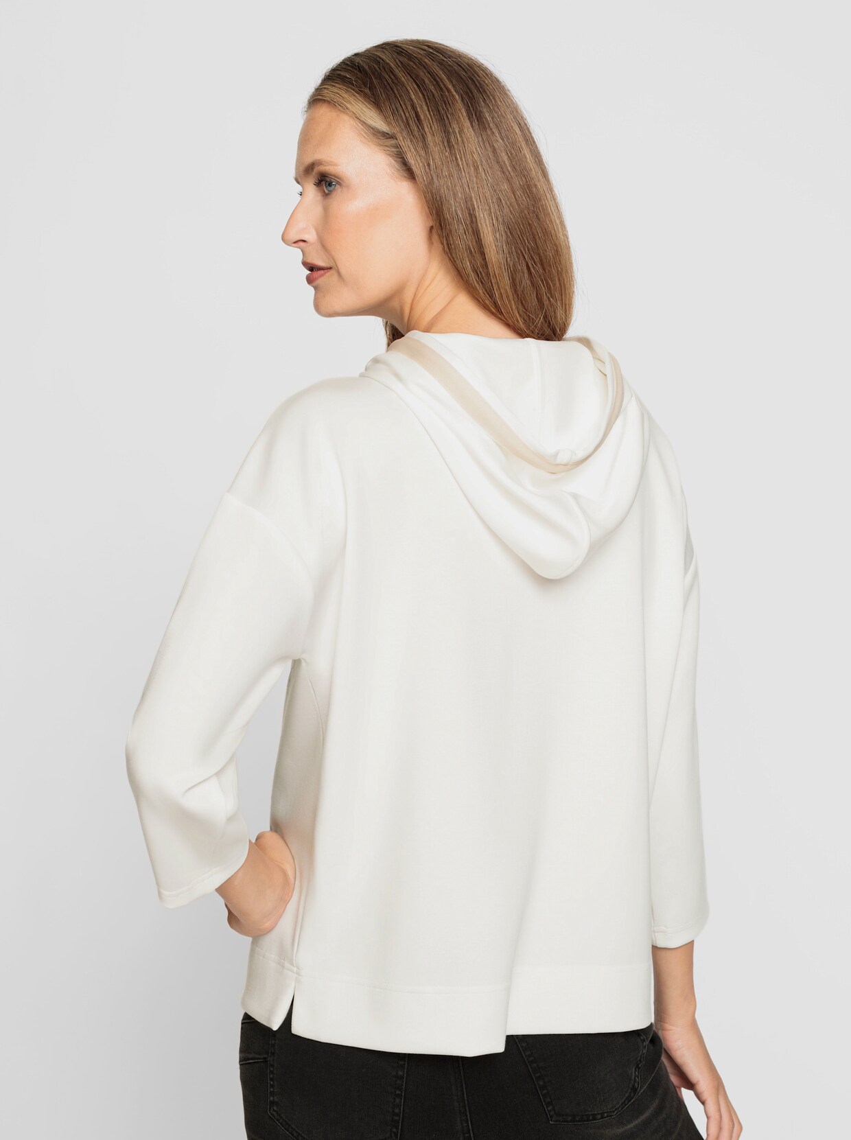 heine Kapuzen-Shirt - ecru