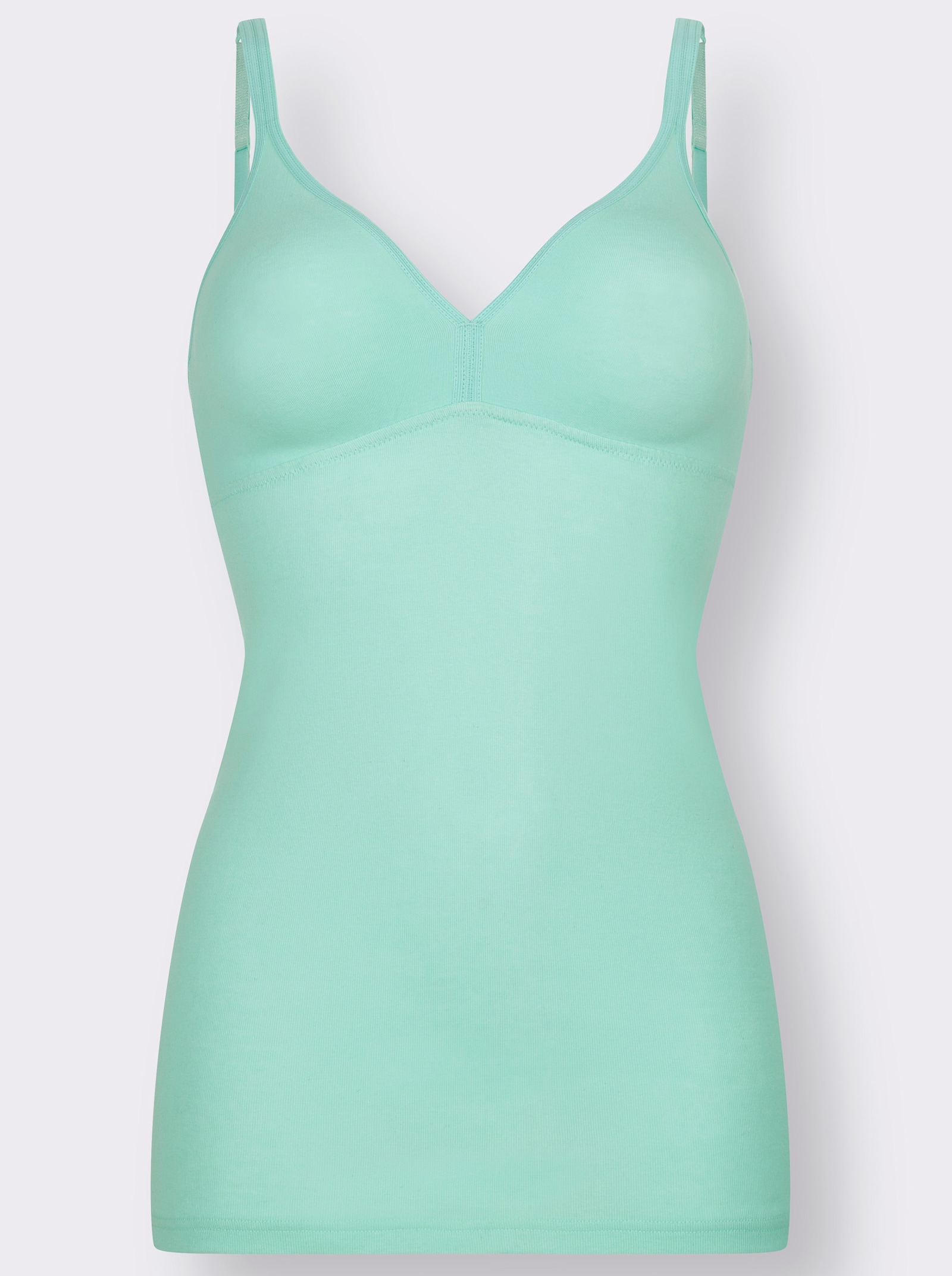 wäschepur BH-linne med kupor - mint