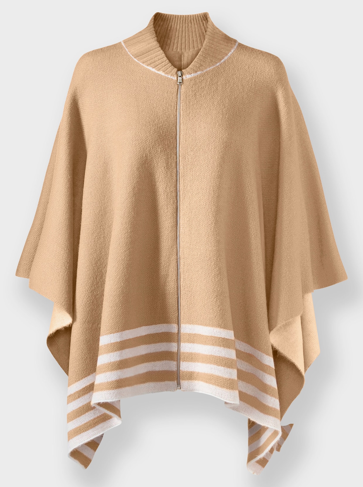 heine Gebreide cape - camel