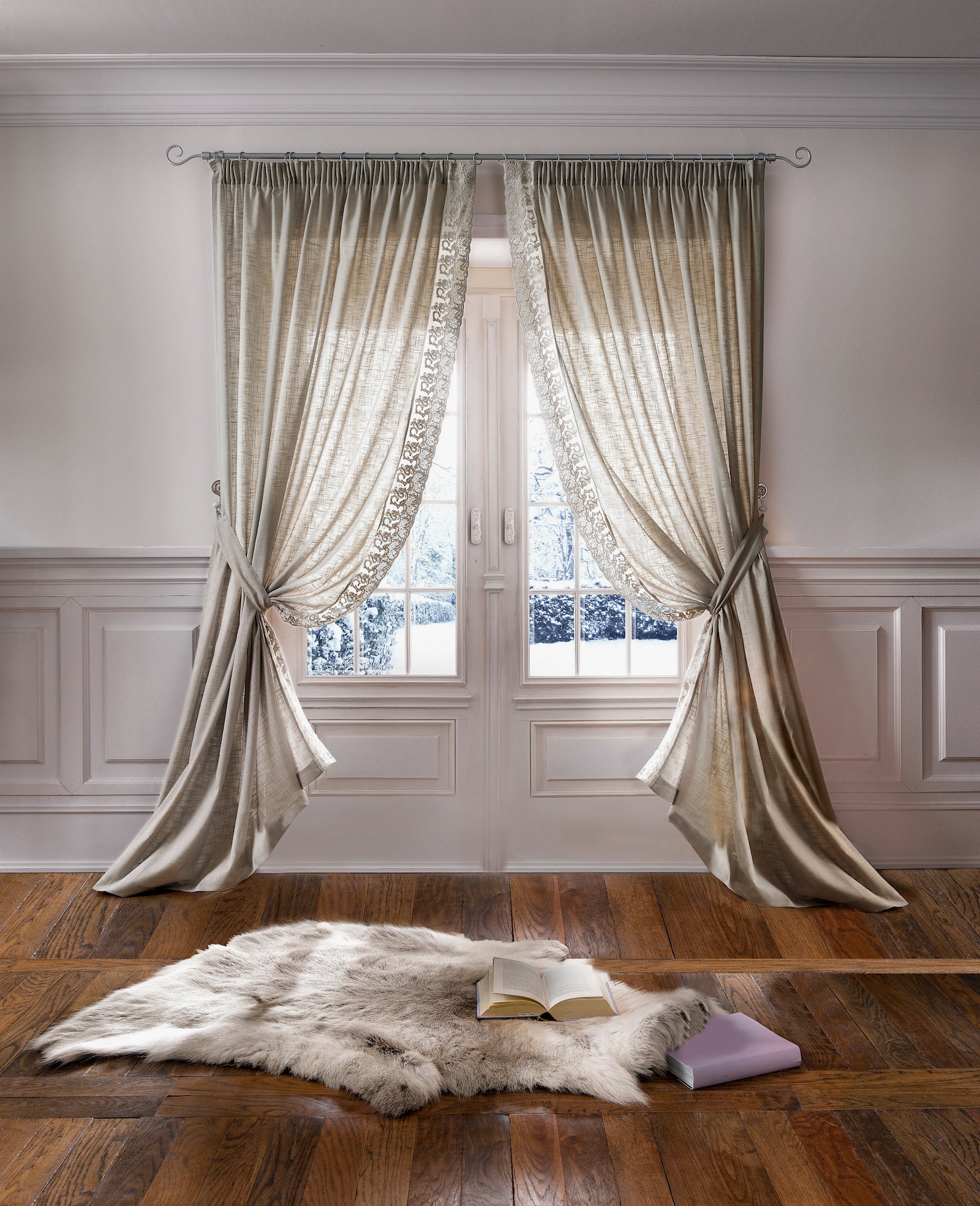 heine home Gardinenstange - silberfarben