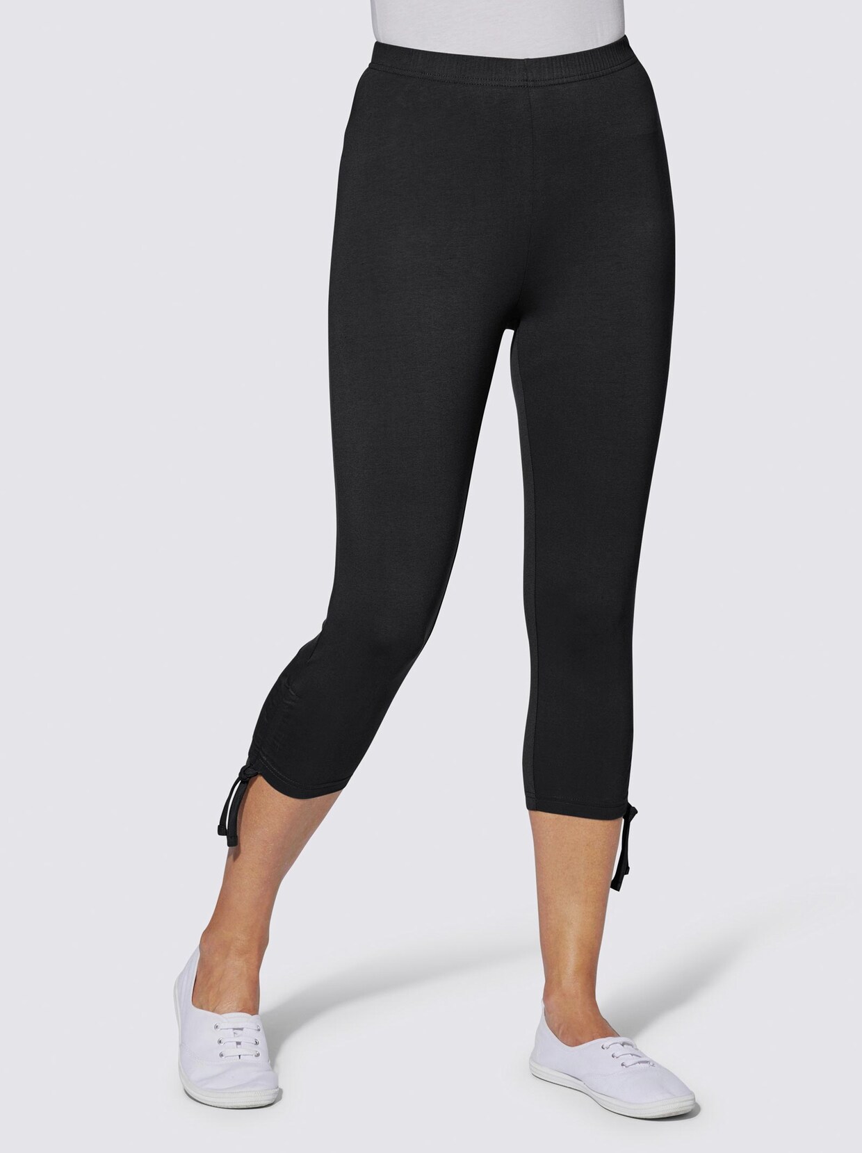 Caprileggings - schwarz