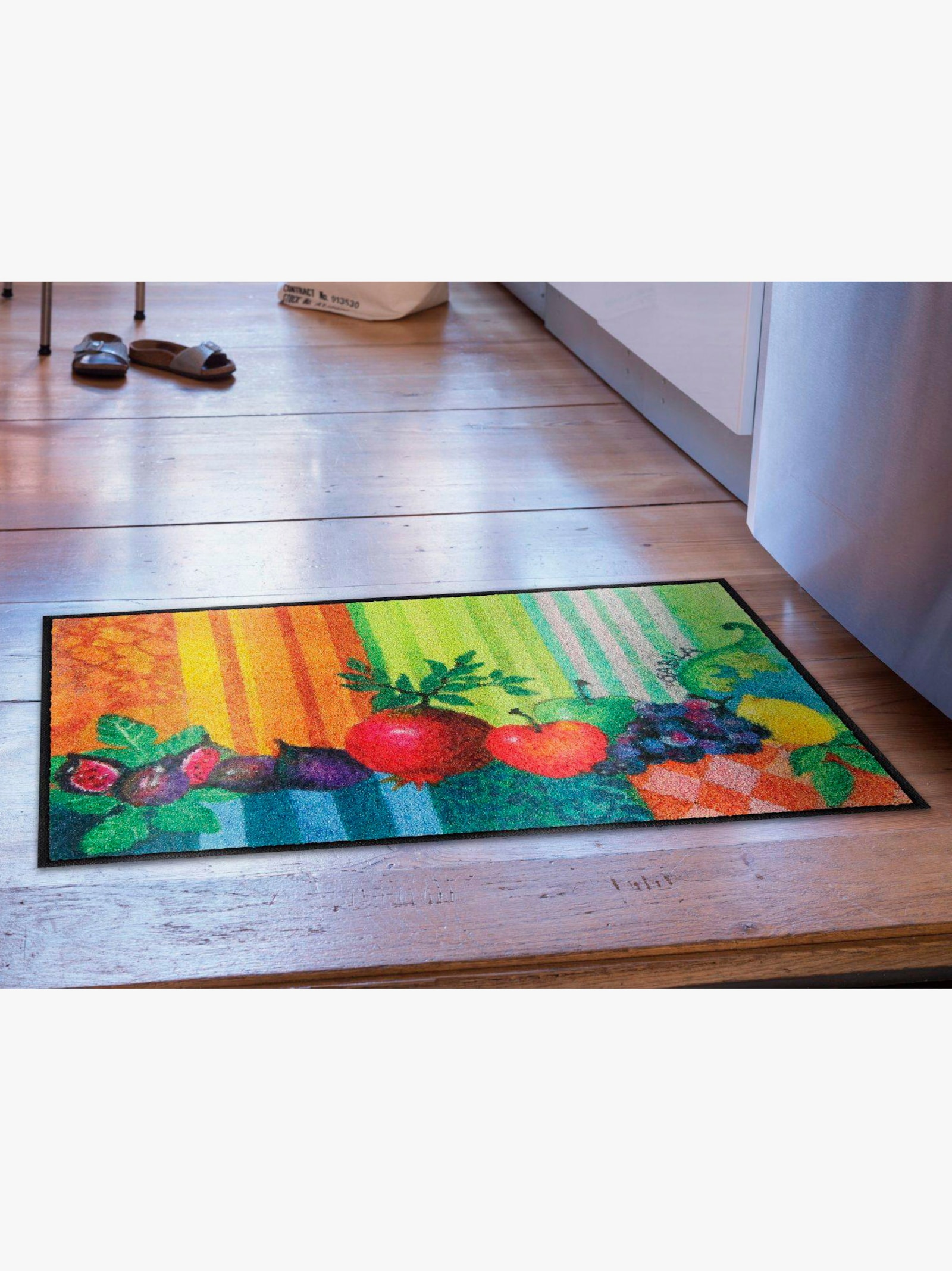 Salonloewe Fußmatte - orange-bunt