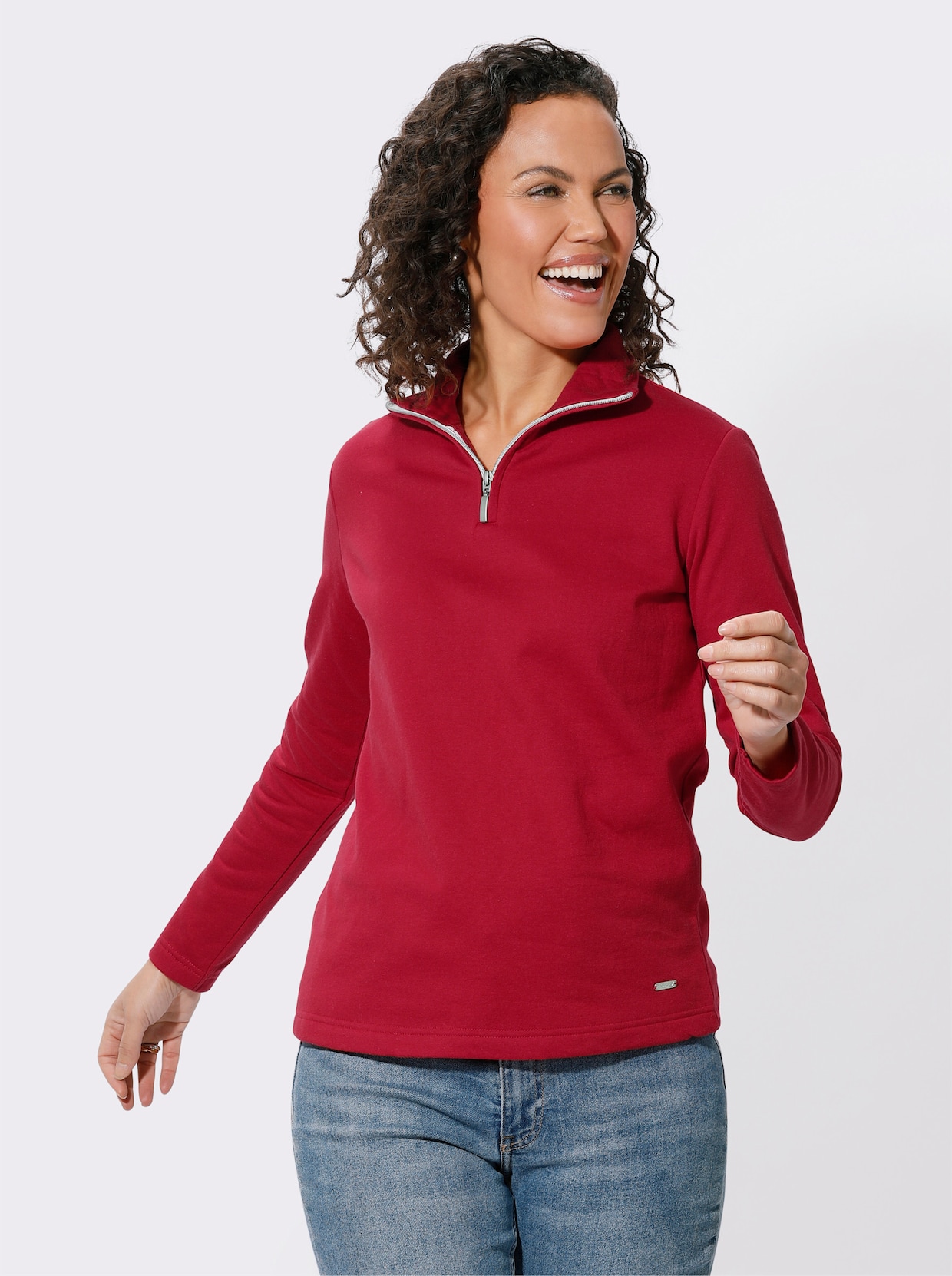 Sweatshirt - rood