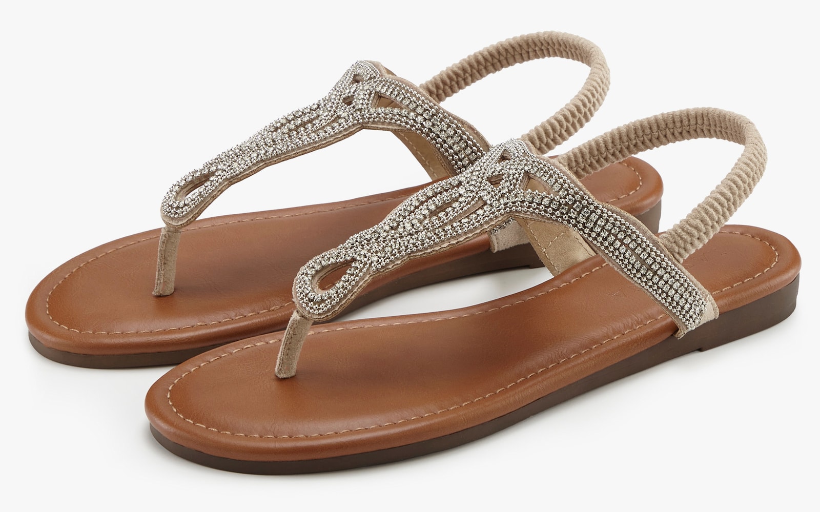 LASCANA Tongs - beige