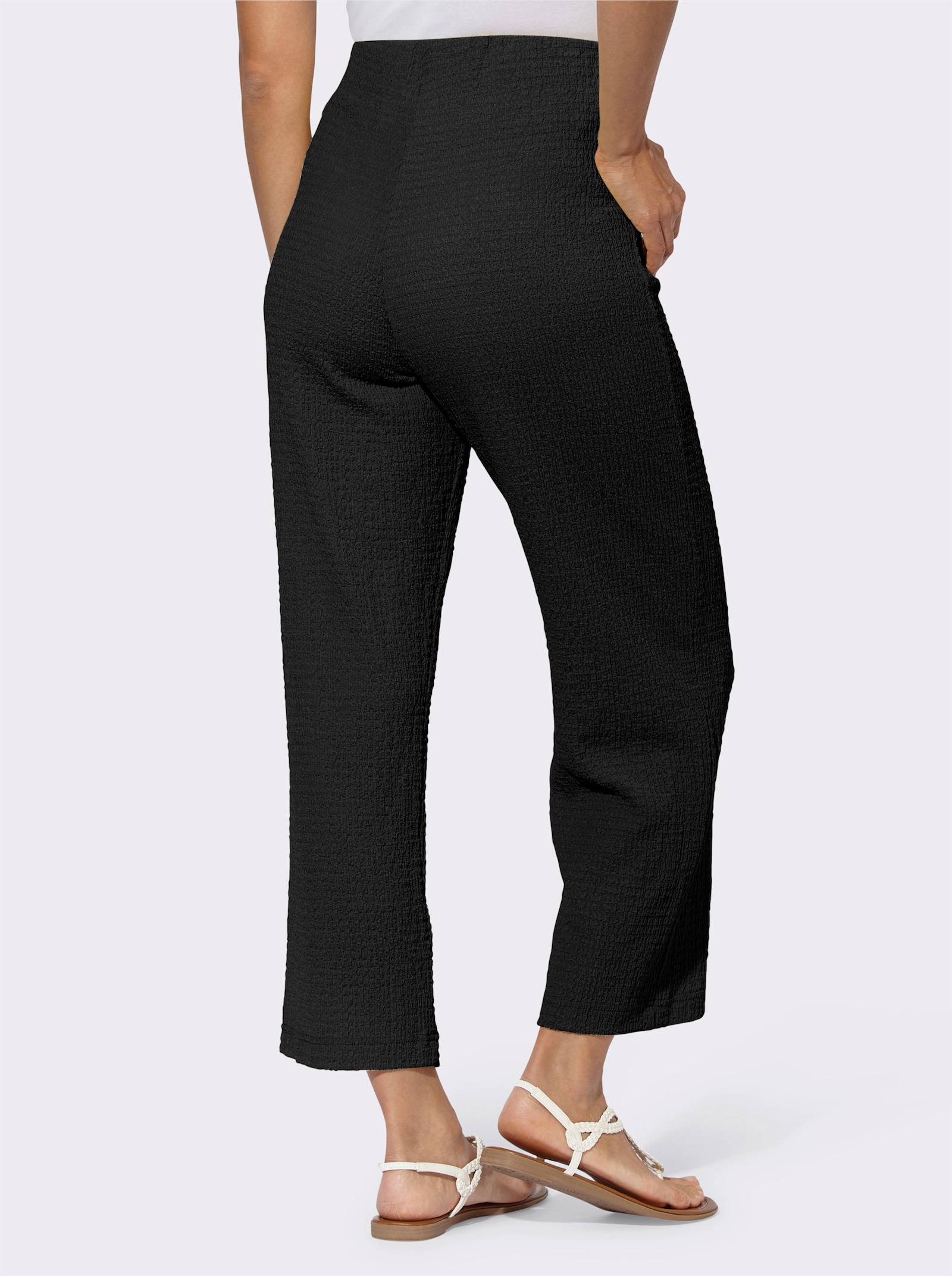 Pantalon en jersey 7/8 - noir