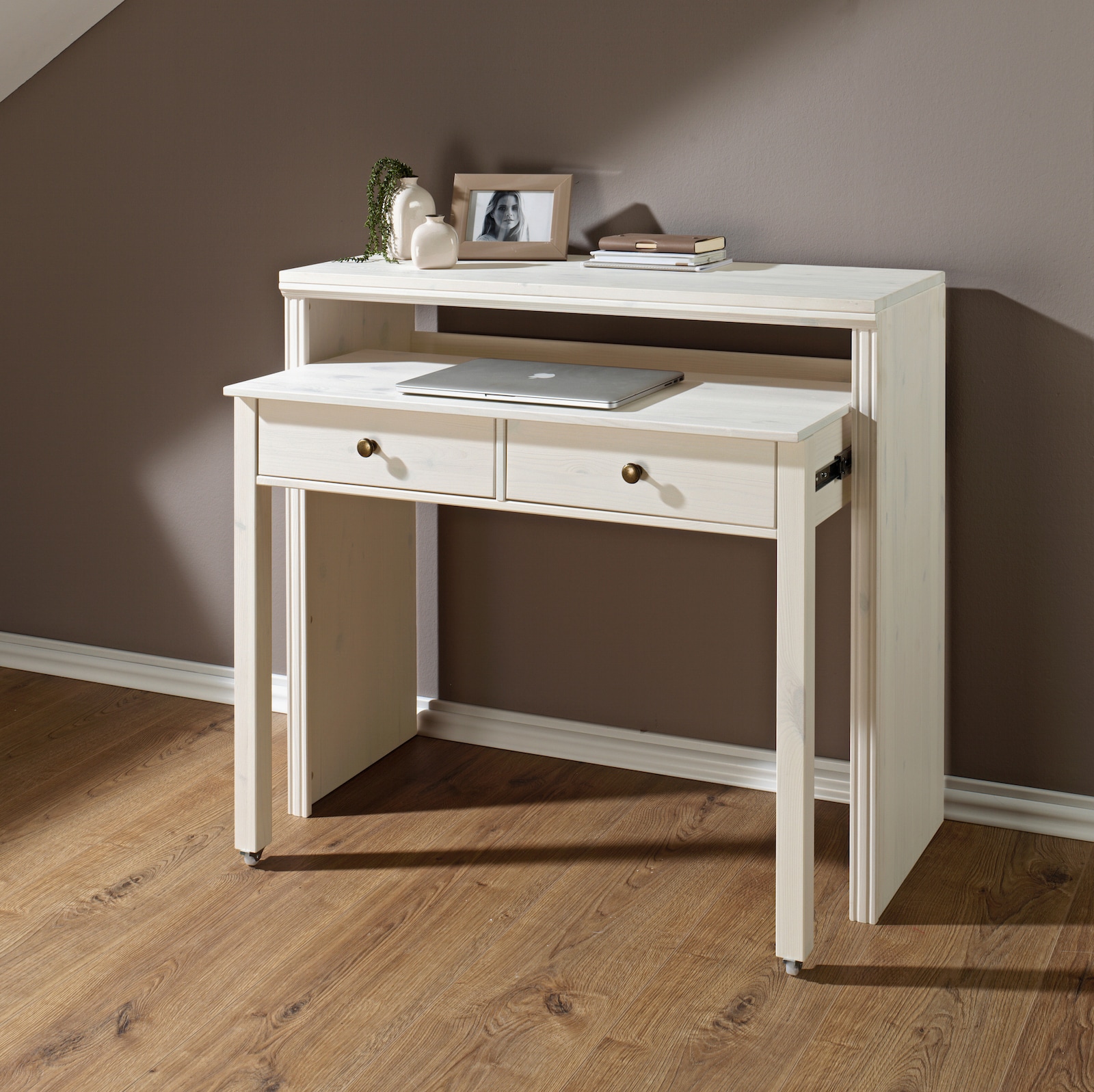 heine home Schreibtisch - weiß