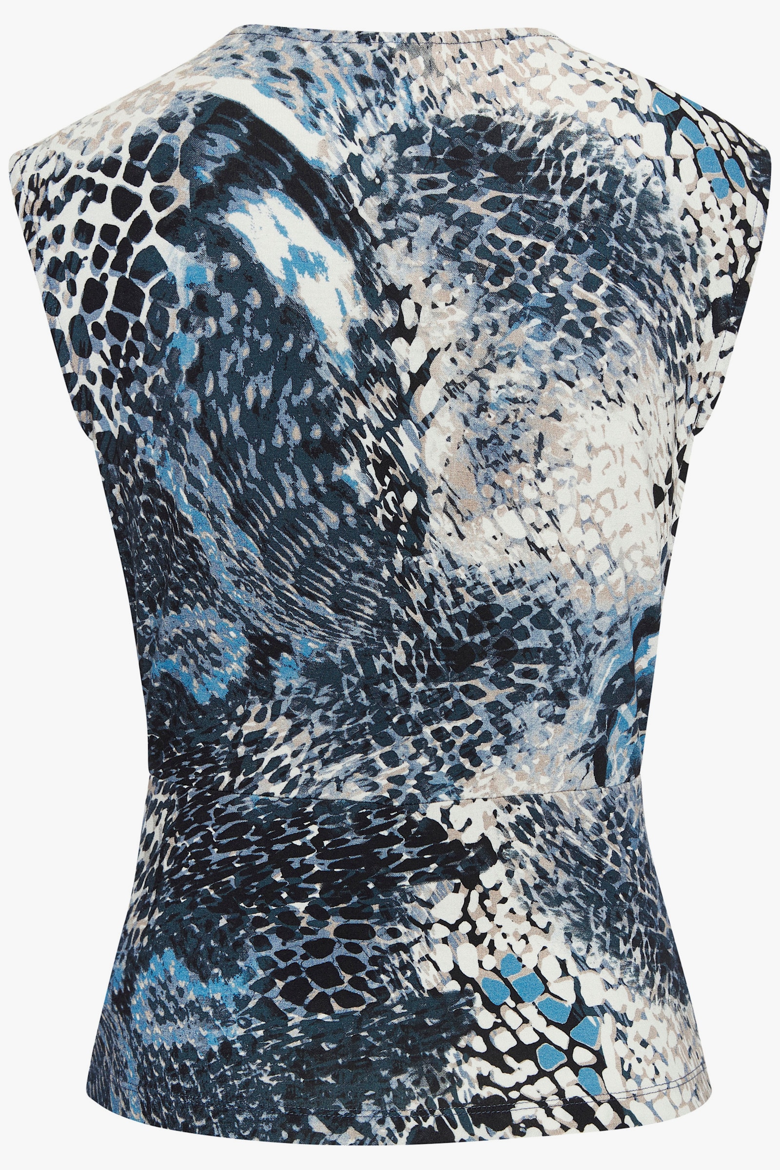 LASCANA Shirttop - blau bedruckt