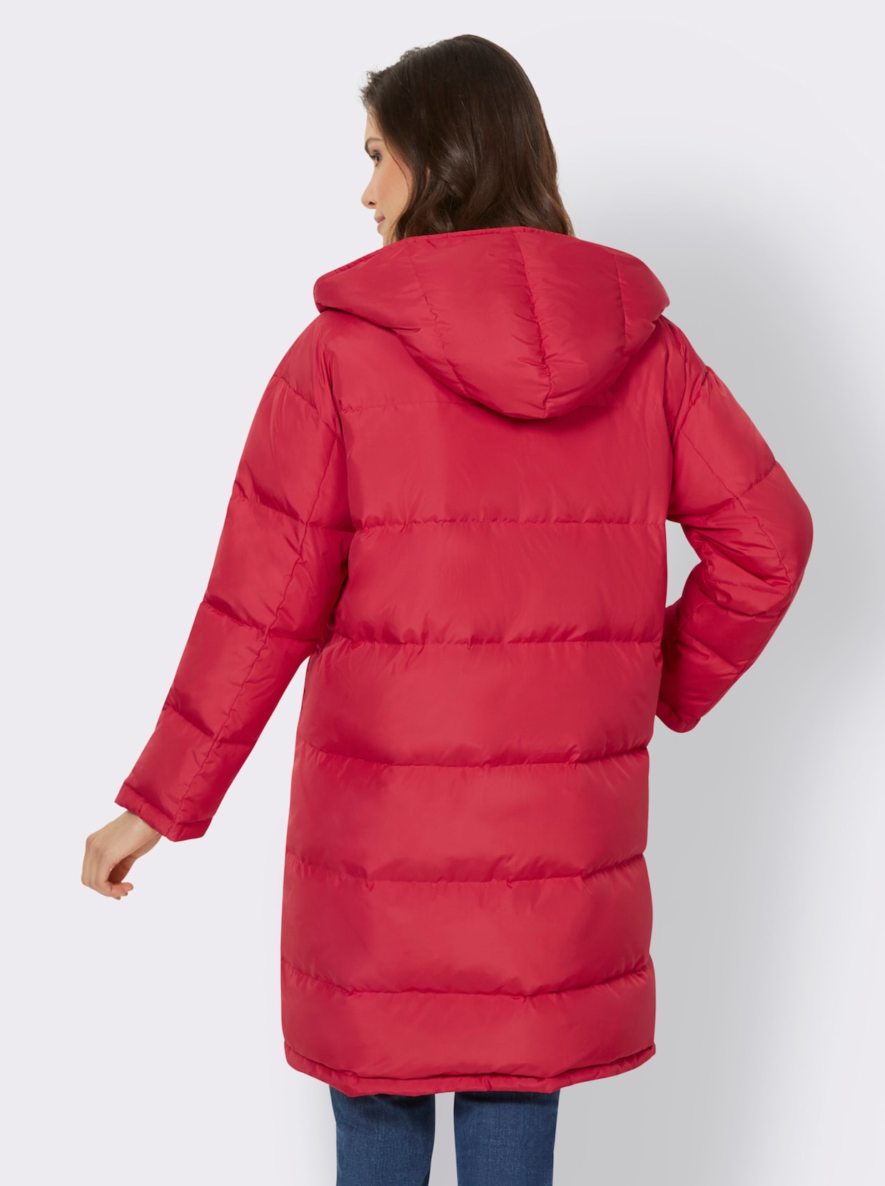 heine Manteau matelassé - rouge-noir