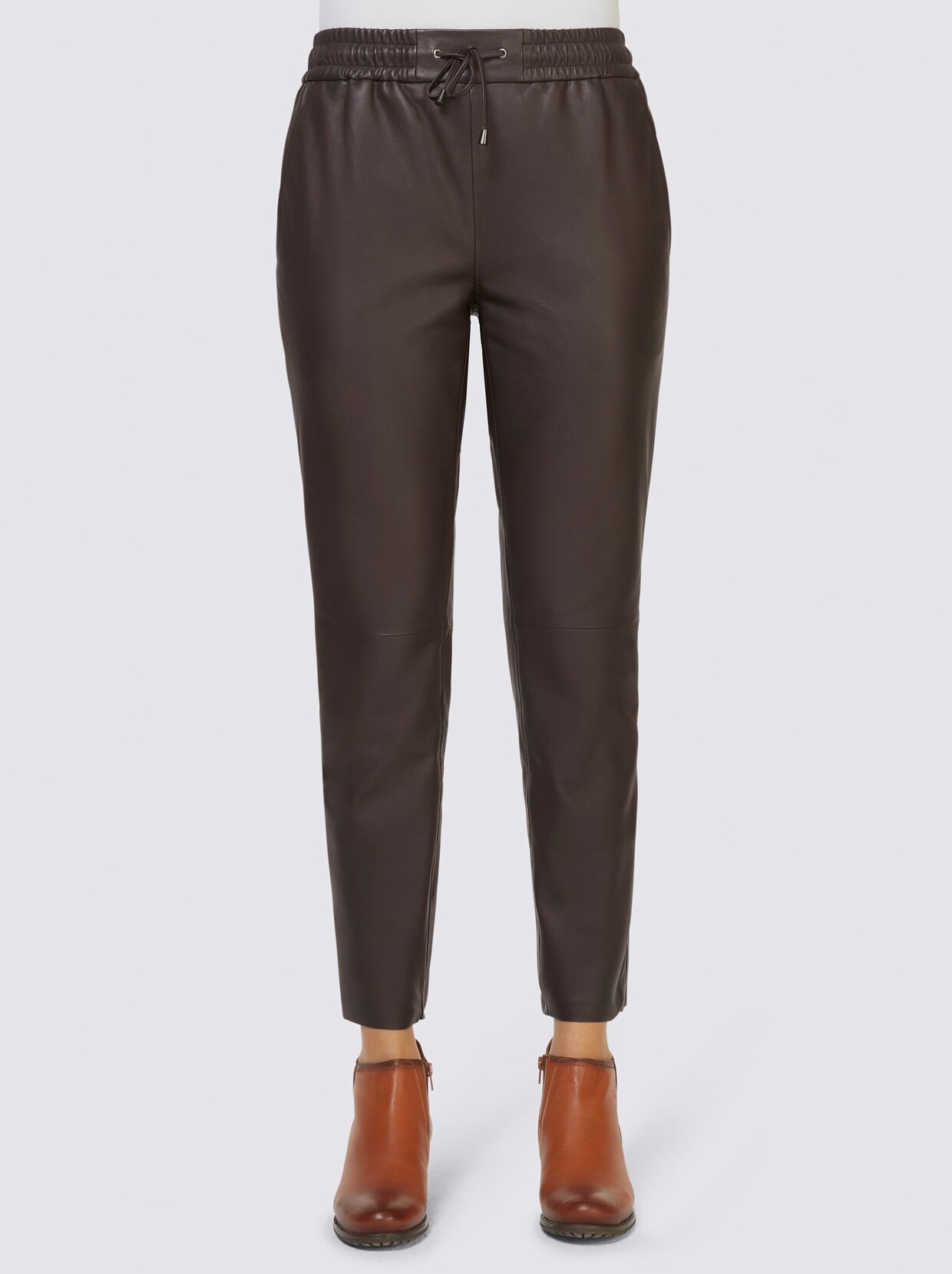 Linea Tesini Lederhose - schoko