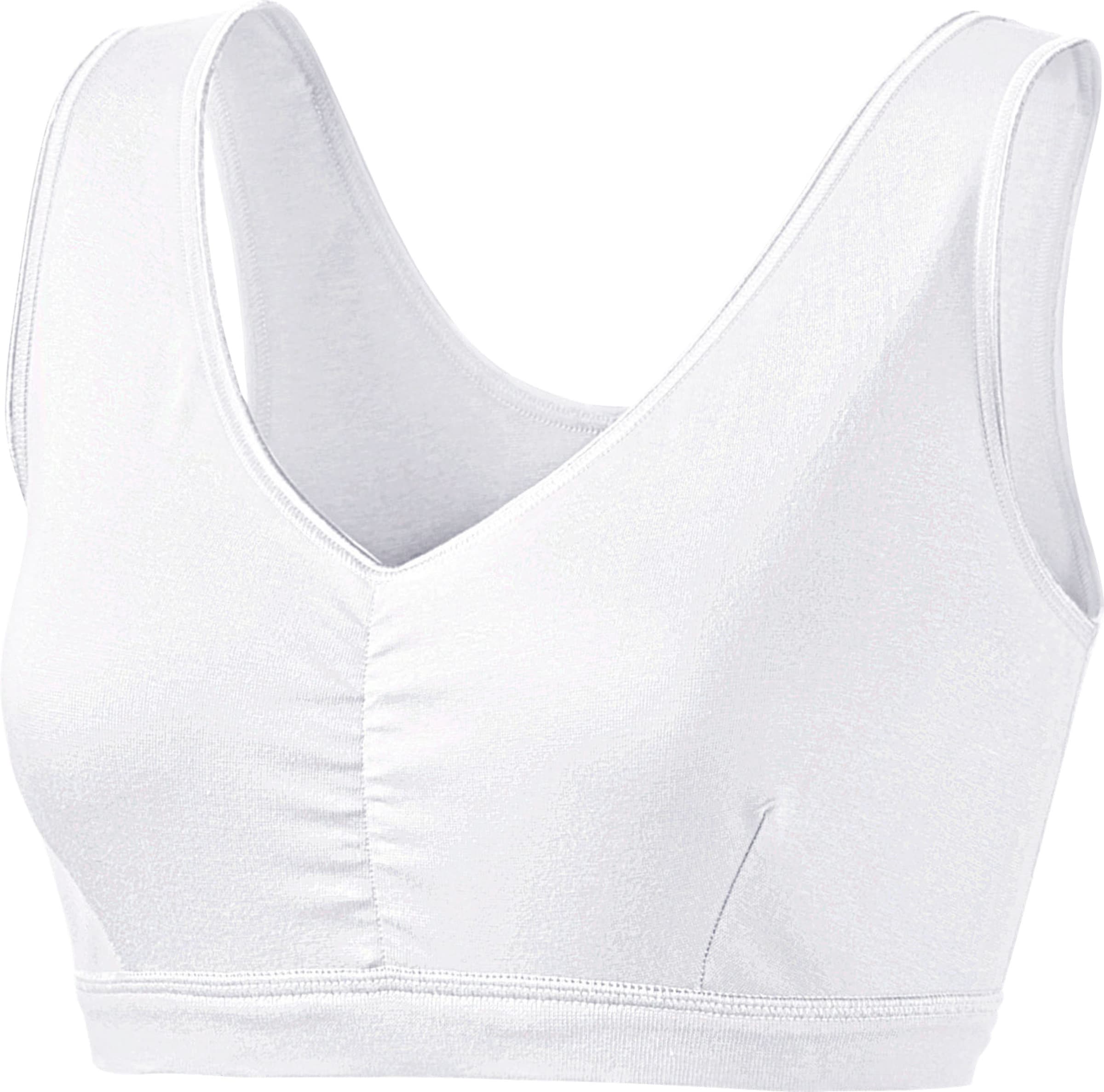 Wäschepur Damen 2 Stück Weiß Bustier - Bild 3