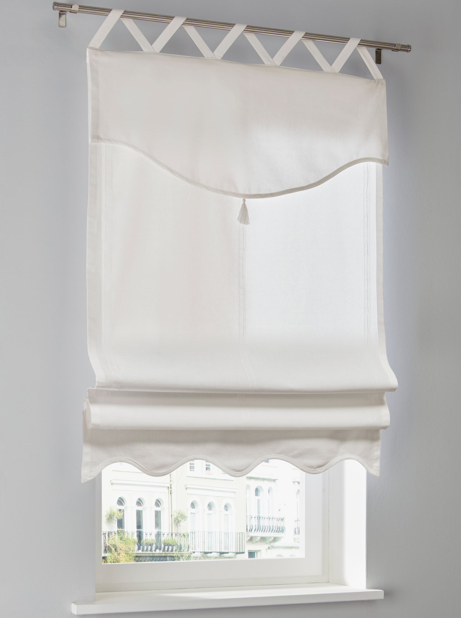 heine home Raffrollo - weiss