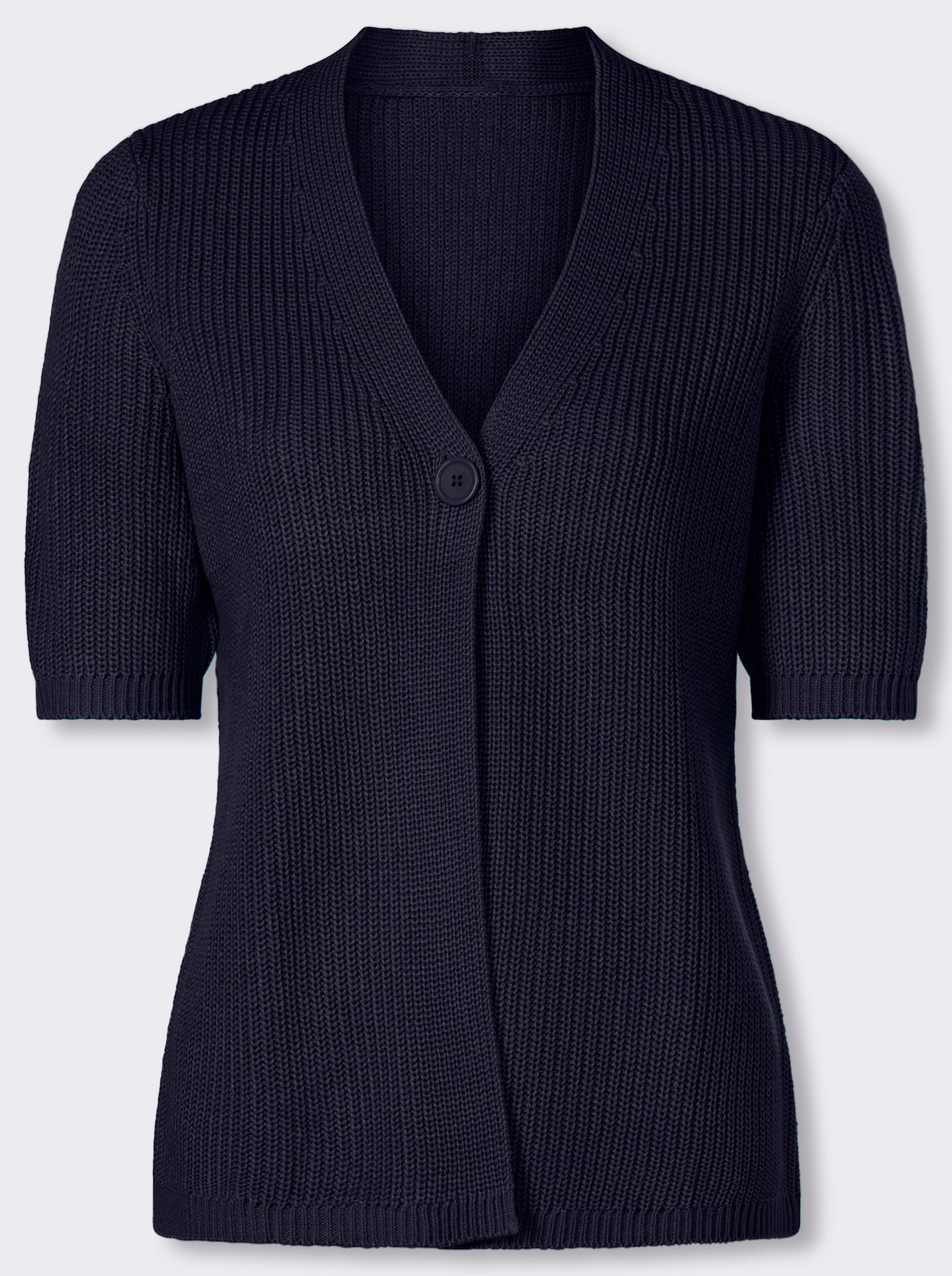Cardigan mit V-Ausschnitt - marine