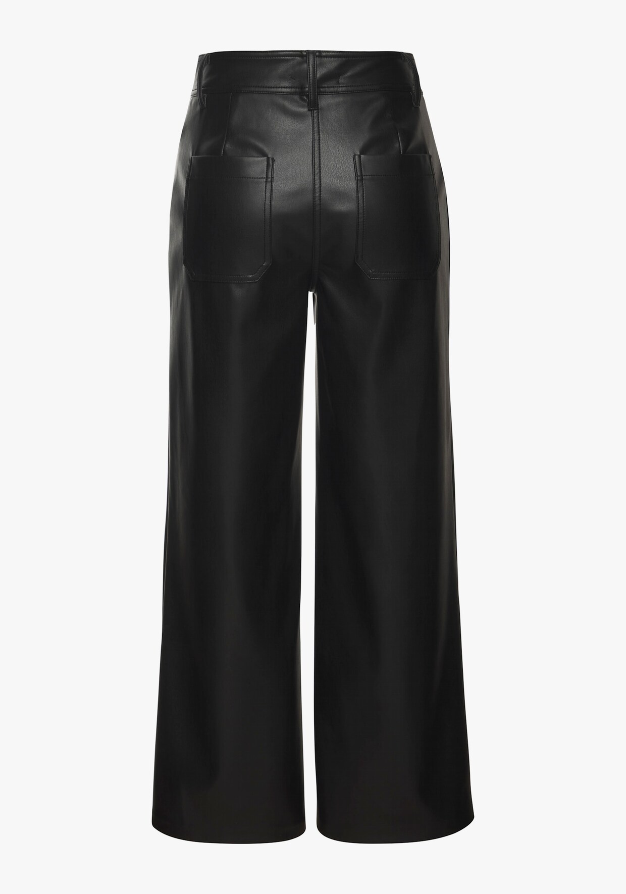 LASCANA Pantalon en synthétique - noir