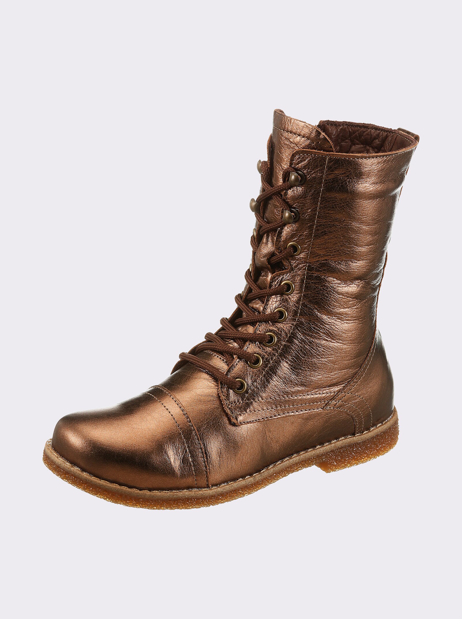 Andrea Conti Schnürstiefelette - bronzefarben