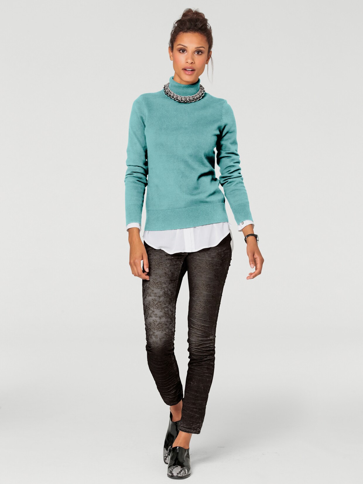 heine Rollkragenpullover - aqua