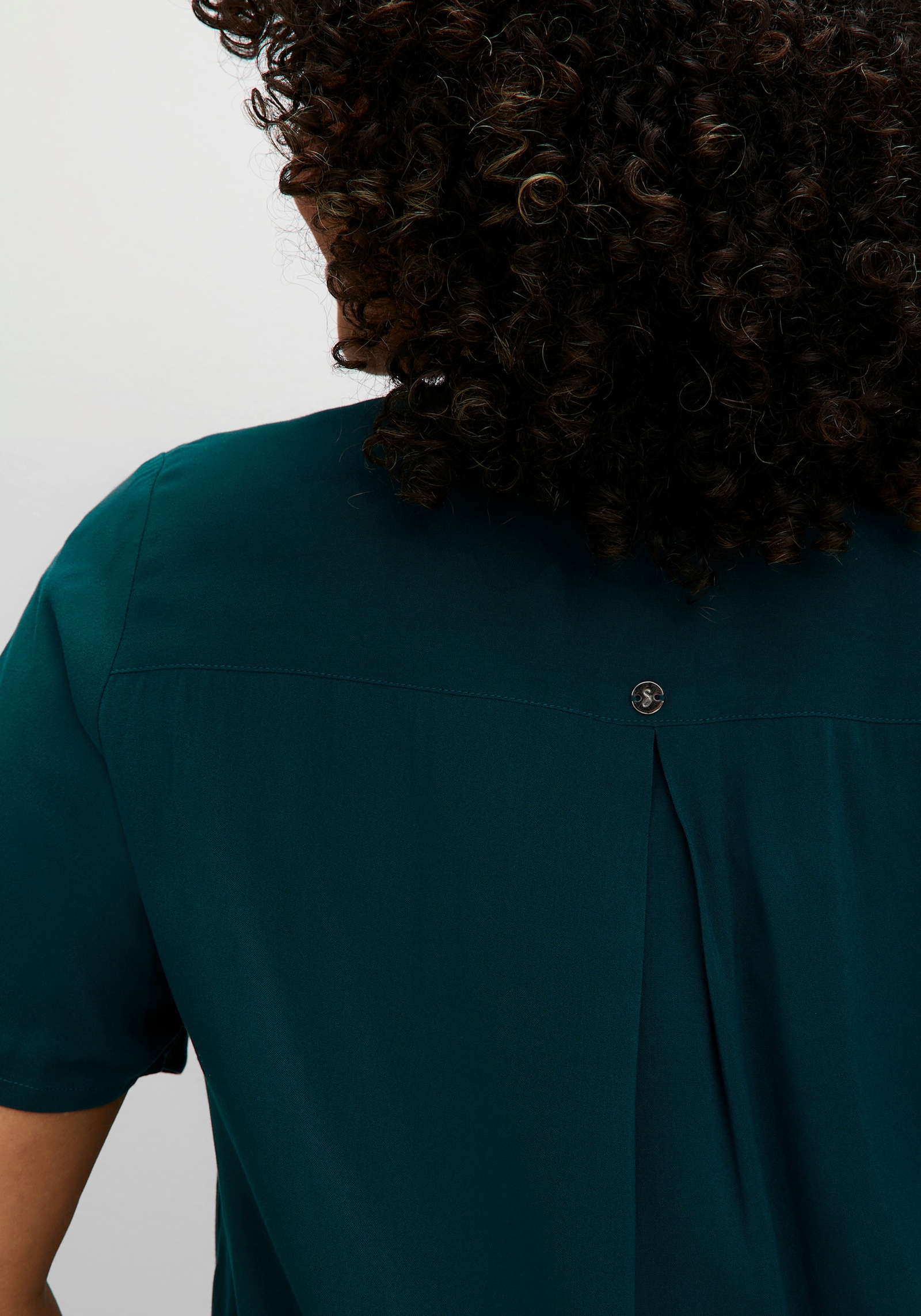 sheego Tuniek met kant - petrol