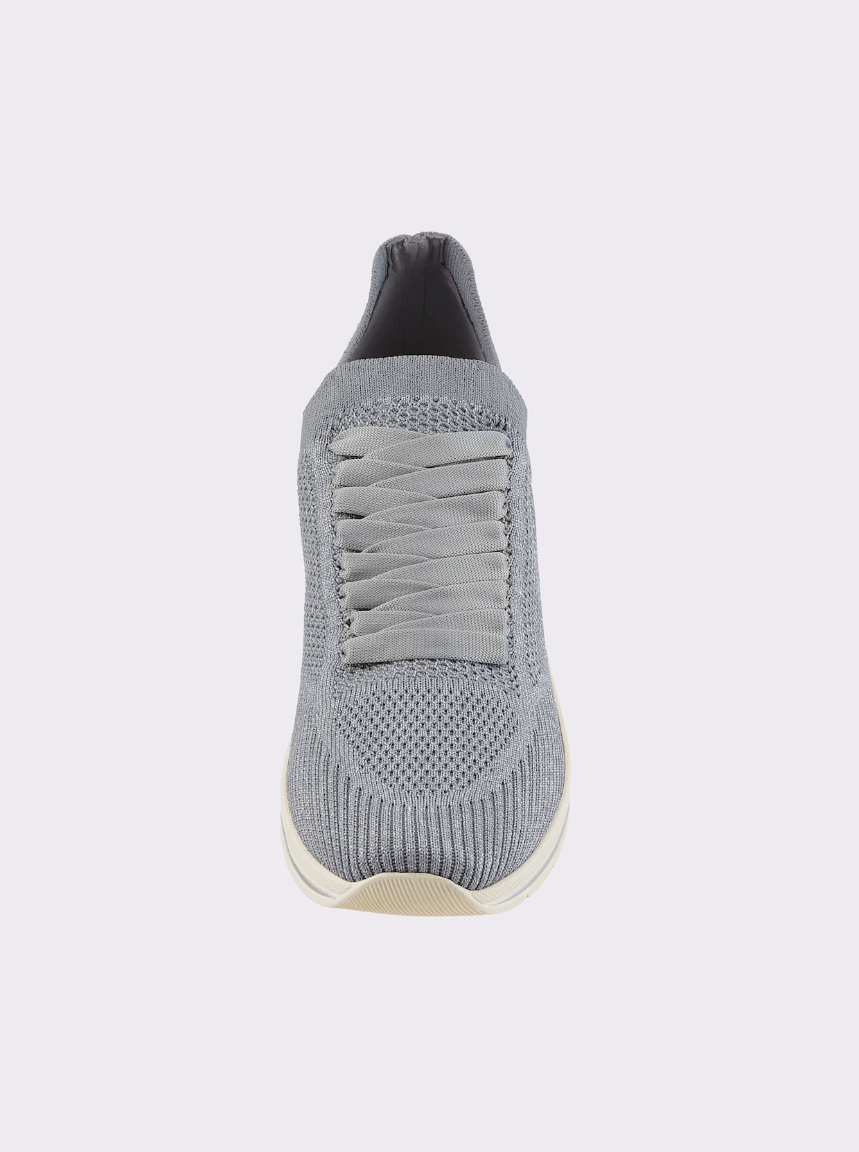 airsoft modern+ Keilsneaker - silberfarben