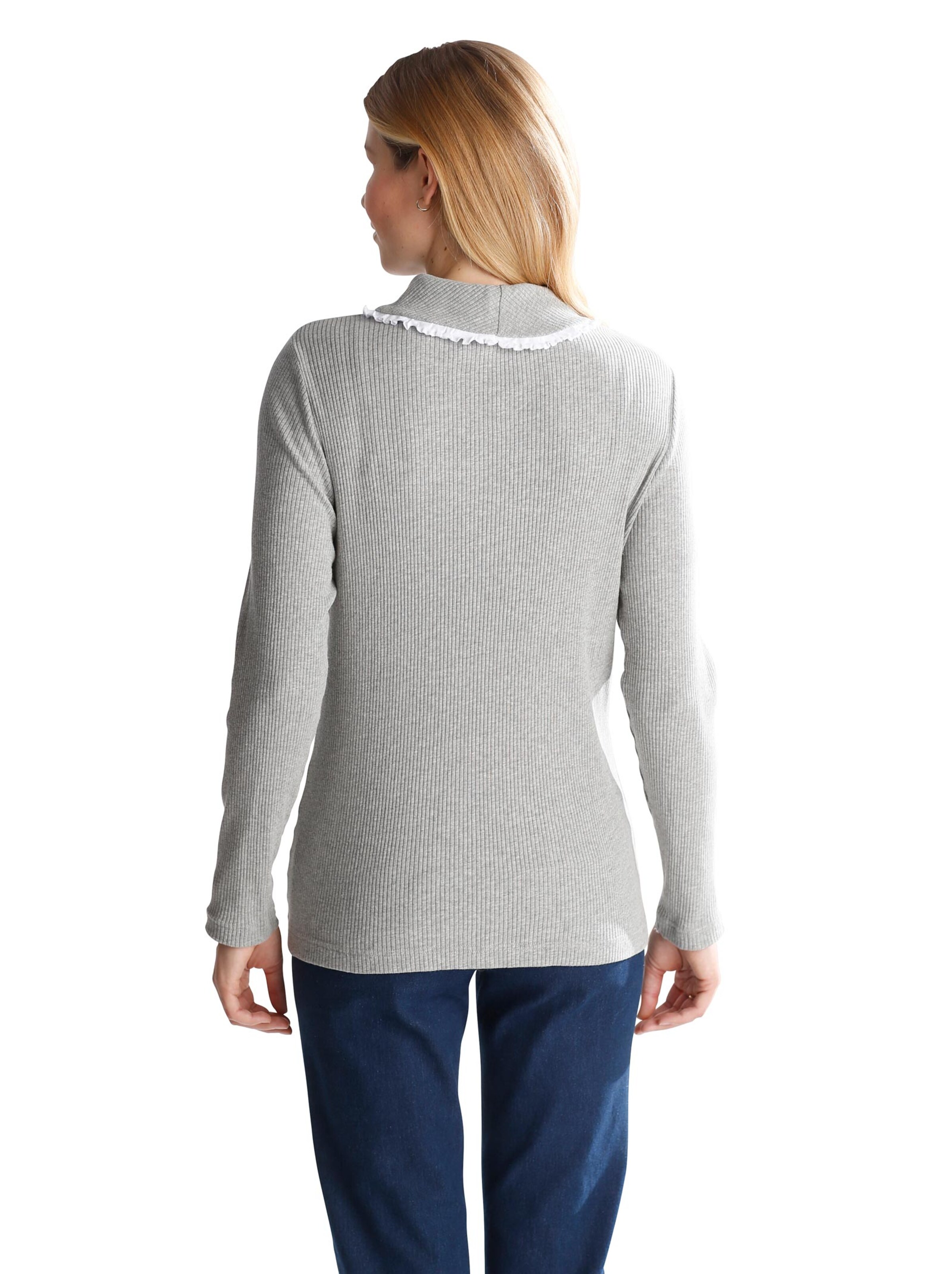 Shirt - grau-meliert