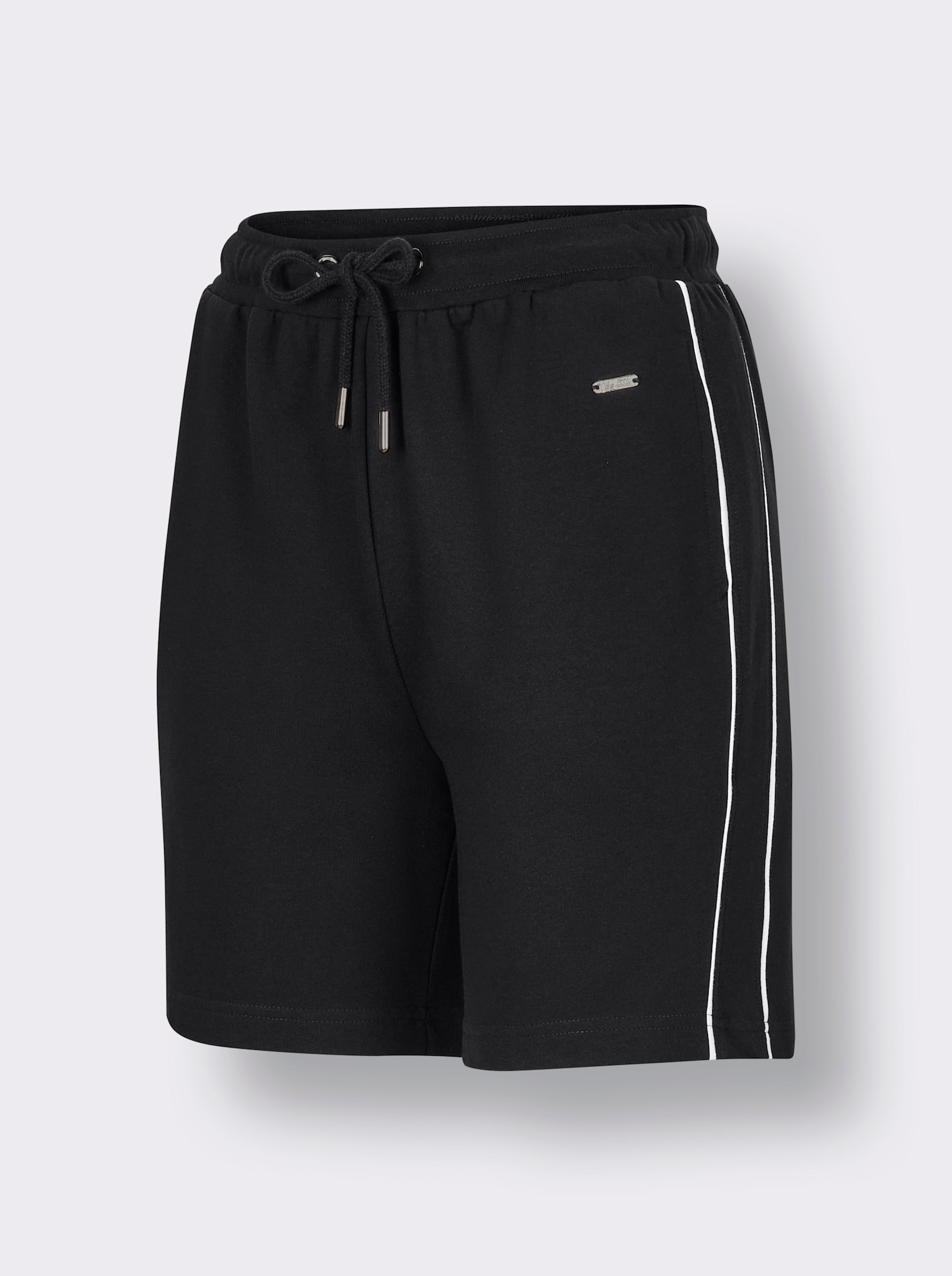 feel good Hose kurz - schwarz-weiß