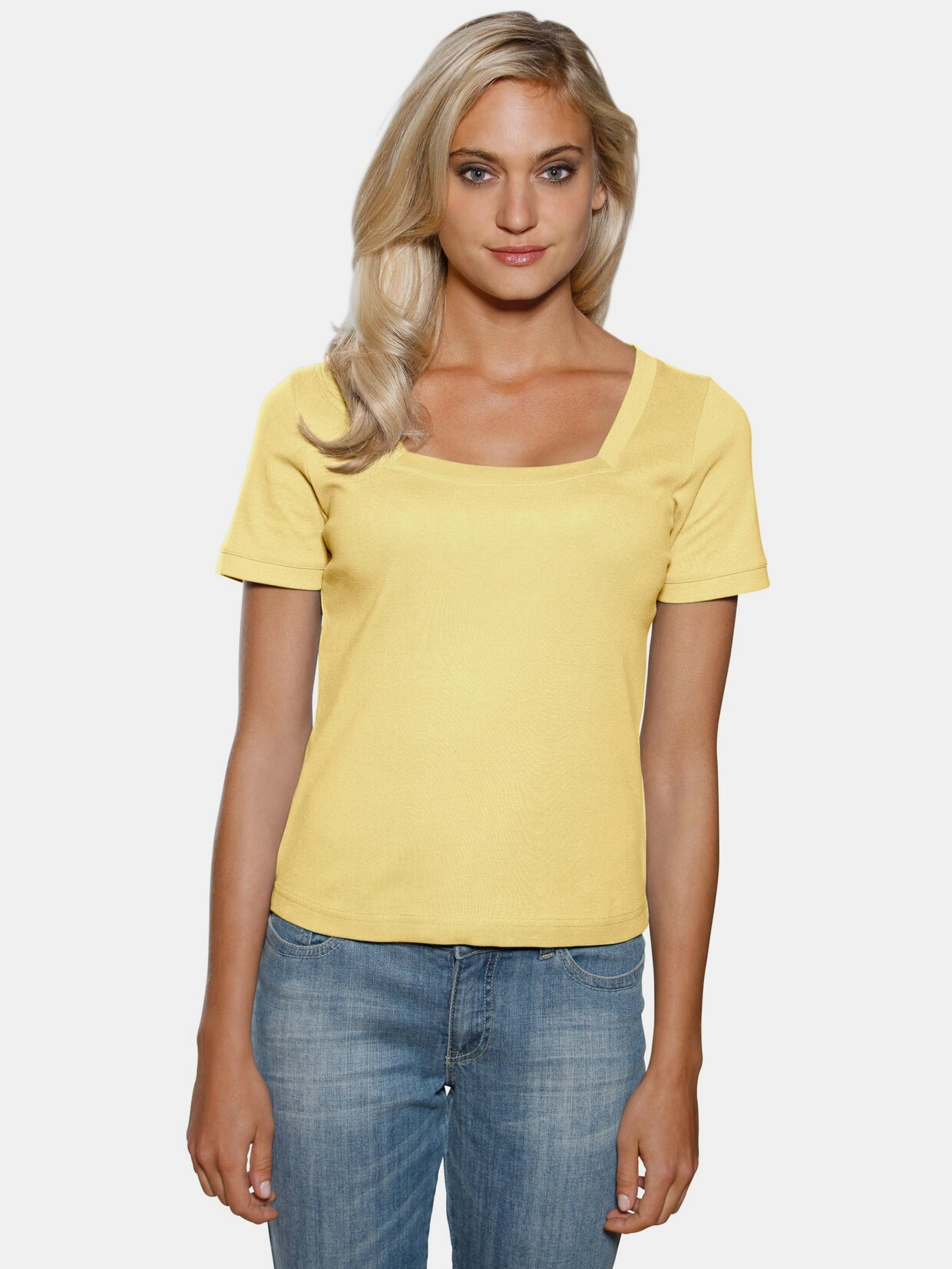 Linea Tesini Carré-Shirt - gelb