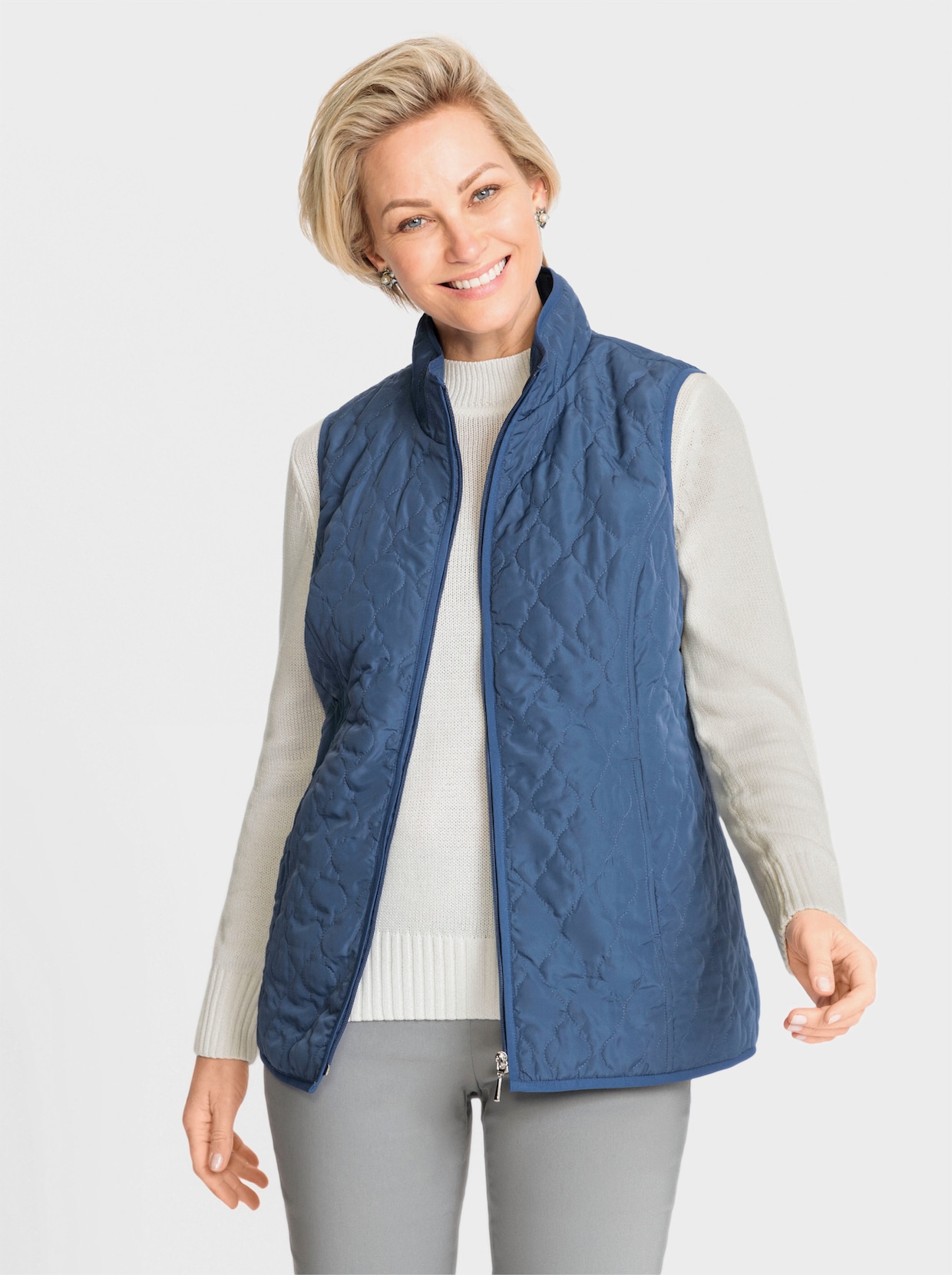 Bodywarmer - jeansblauw