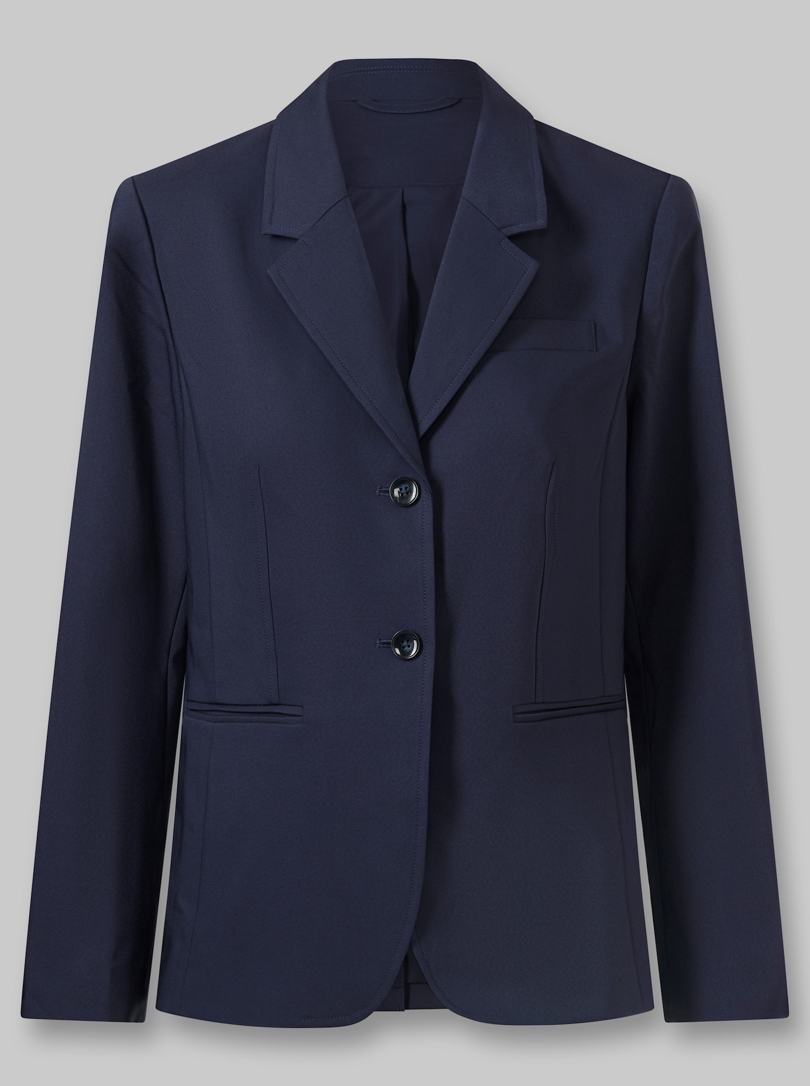 heine Blazer mit Schulterpolstern - marine