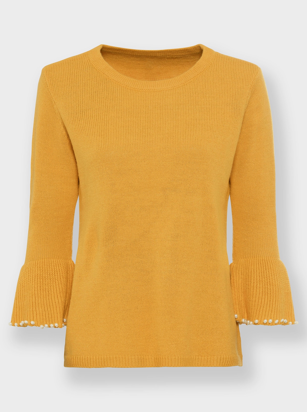 heine Pullover met 3/4-mouwen - oker