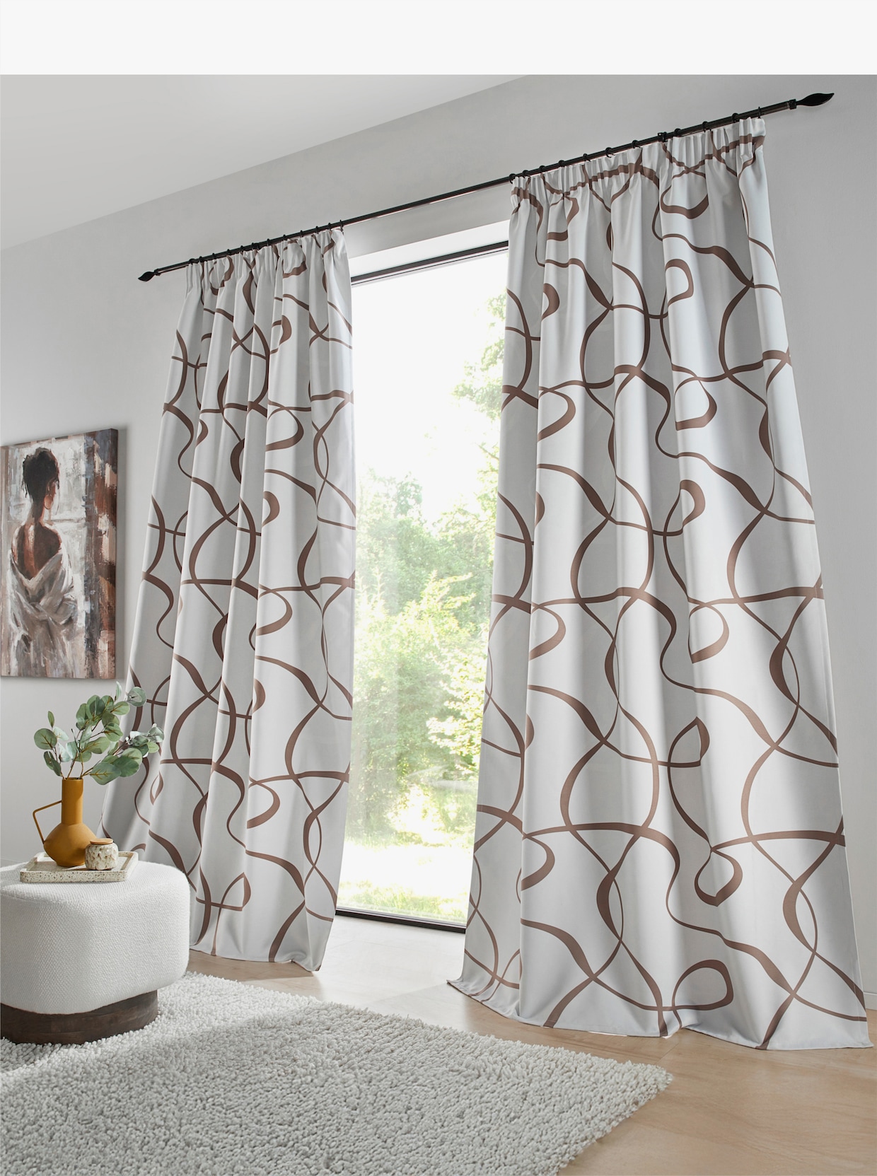 heine home Rideaux occultants - blanc-marron