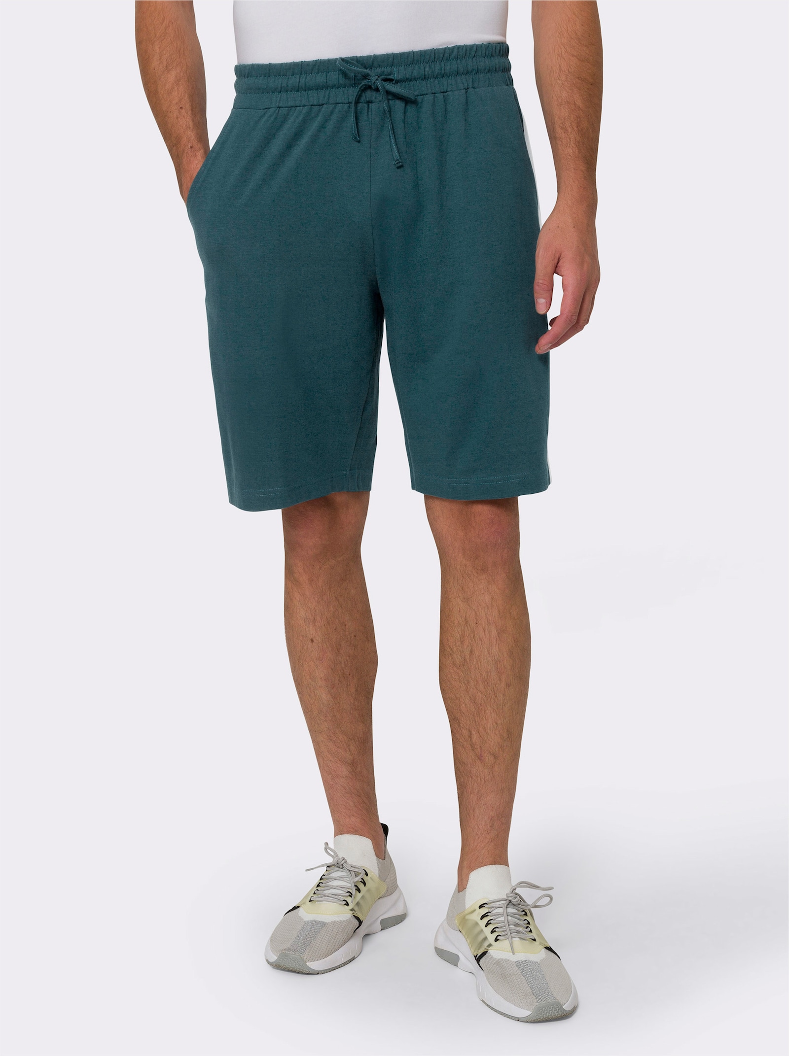 Kalhoty pro volný čas v balení po 2 kusech - námořnická modrá + petrolejová