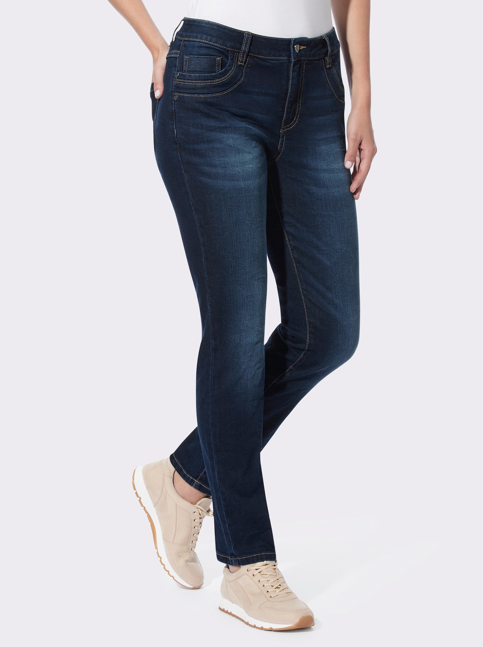 heine 5-Pocket-Jeans in Stretch-Qualität - dark blue