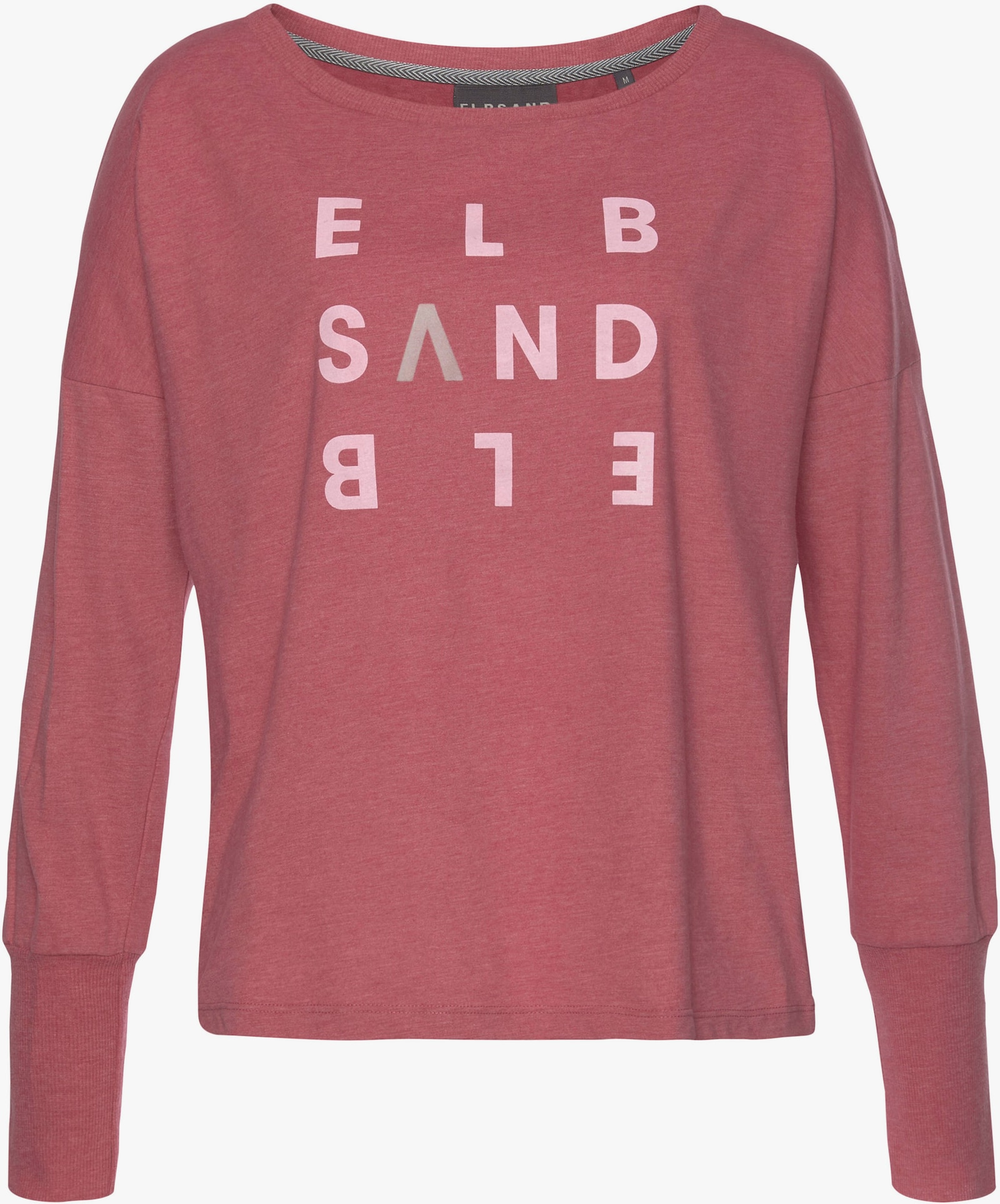 Elbsand Longsleeve - mauve meliert