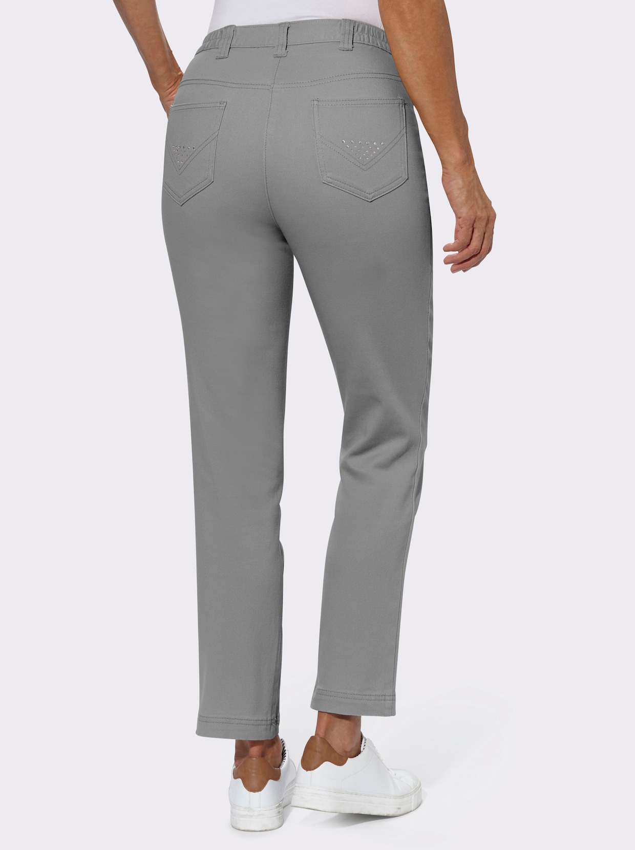 Jean extensible - gris