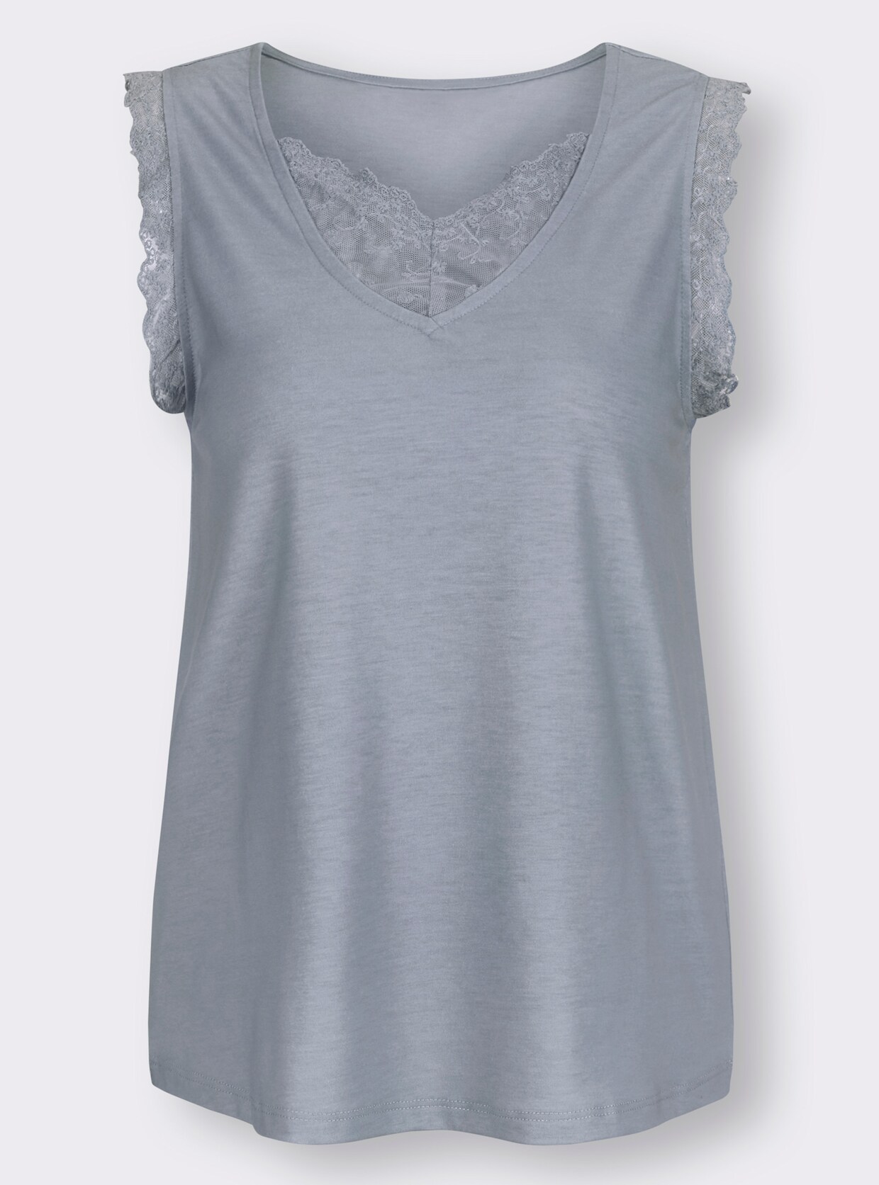 heine Shirttop - taubenblau