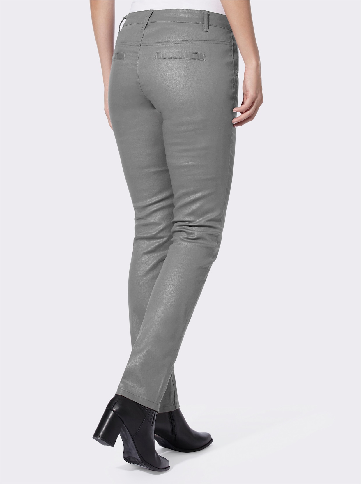 heine Pantalon skinny - gris